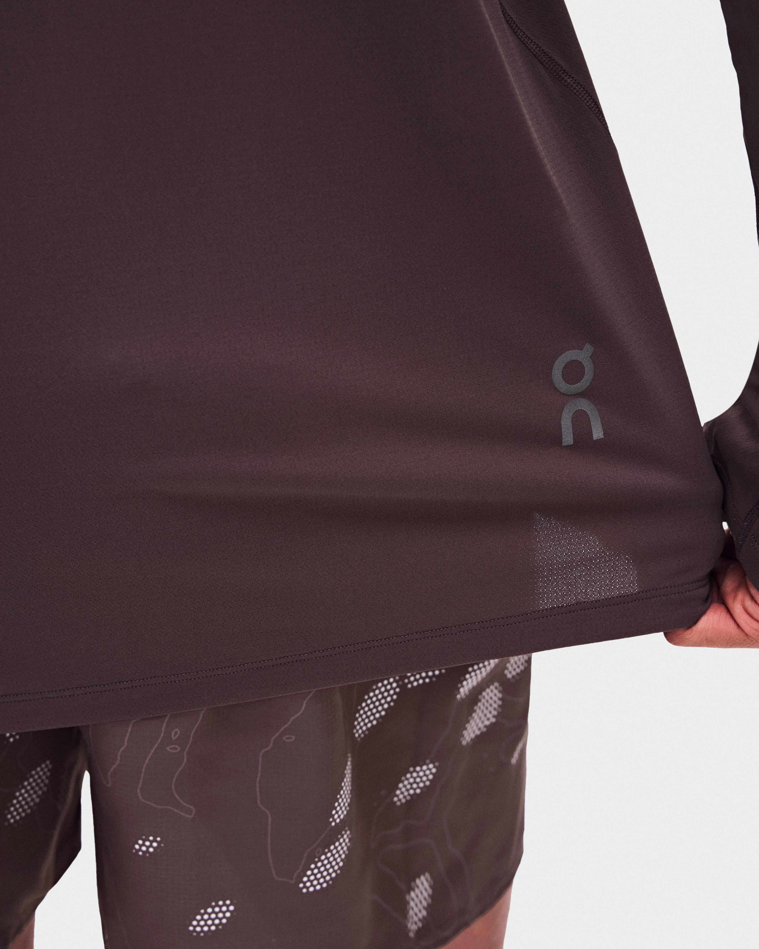 On Trail Long-T Solar Mulberry メンズ トップス&Tシャツ