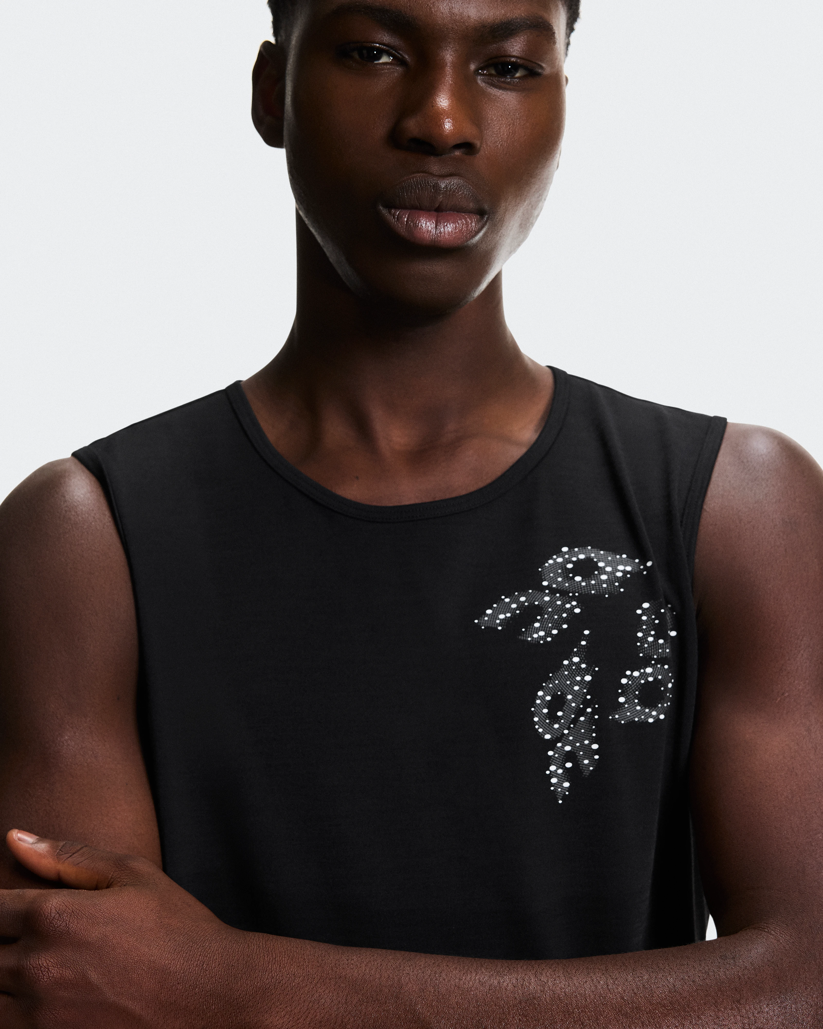 On On Run Tank Black Men Tops and t-shirts