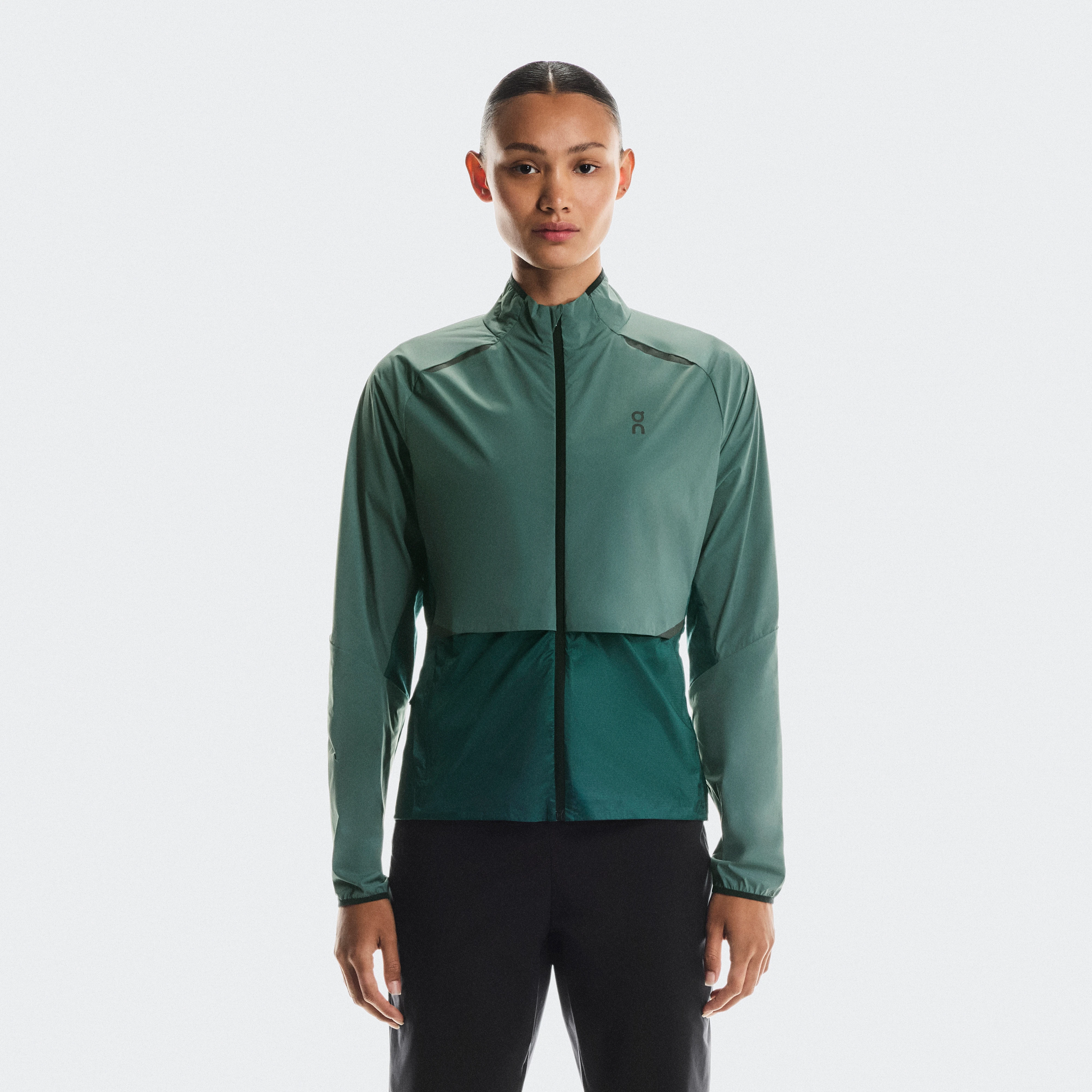 On Weather Jacket Green Women Women – Running, ultralight protection, windproof Jackets