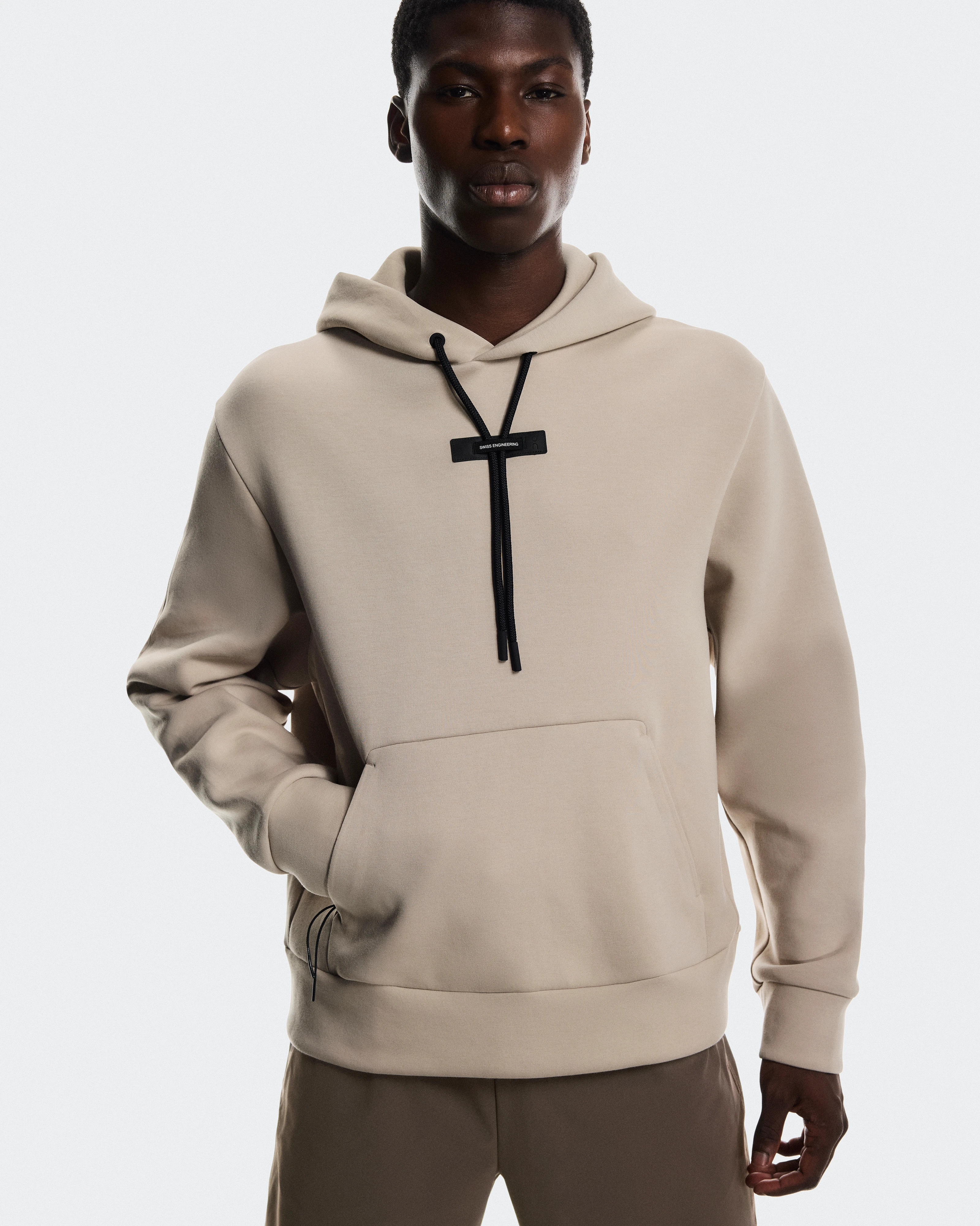 On Focus Tech Hoodie Desert Men Hoodies and sweatshirts