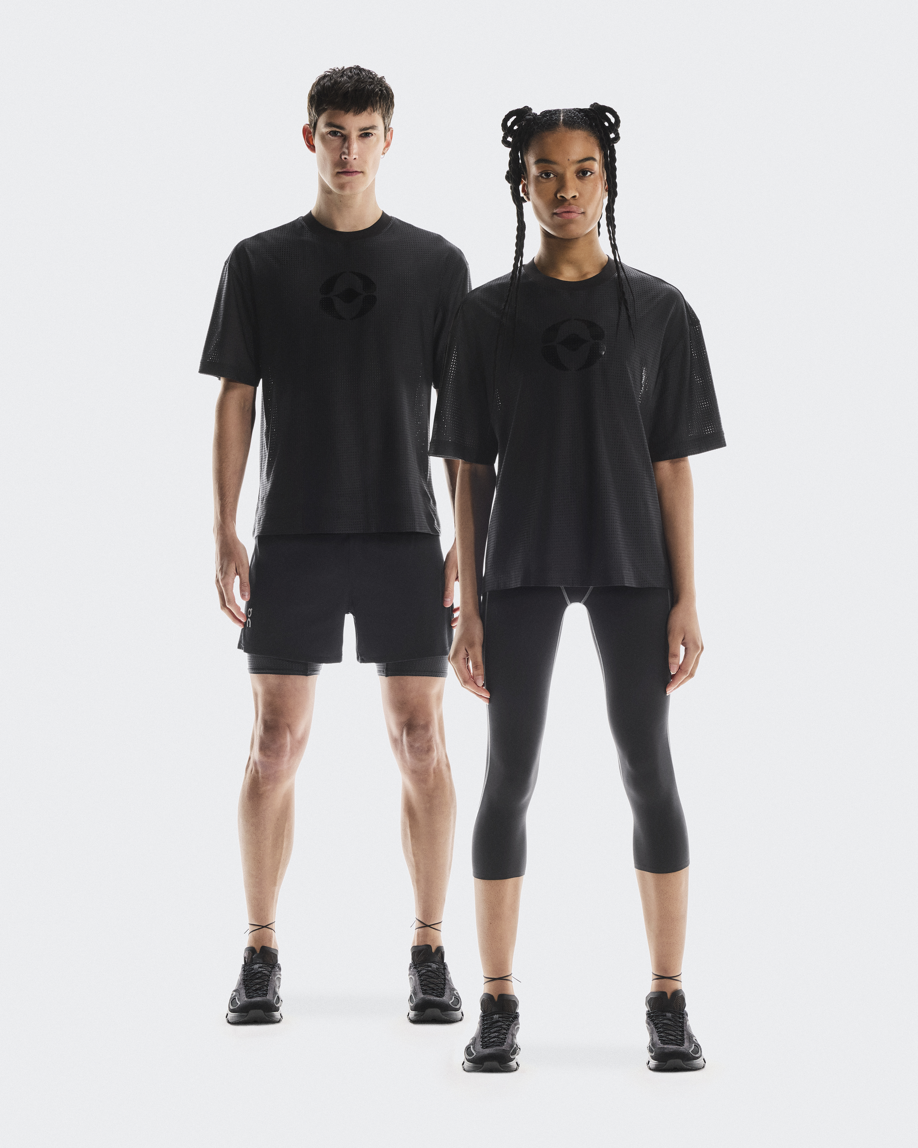 On Cut-Out T FKA Camiseta de Manga Corta en Black, Talla: XL, Polyester