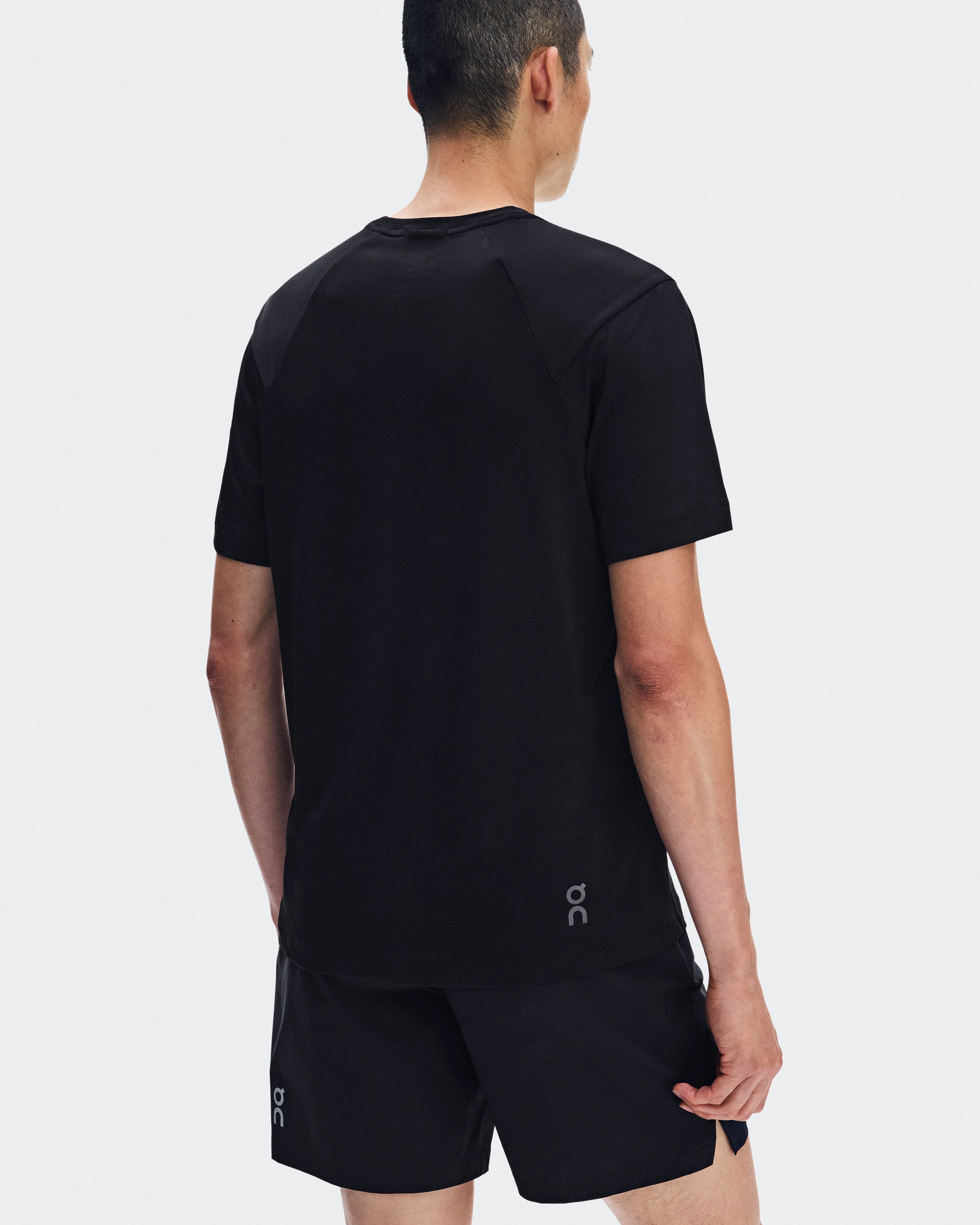 On Core-T Grid Black Hombre Camisetas