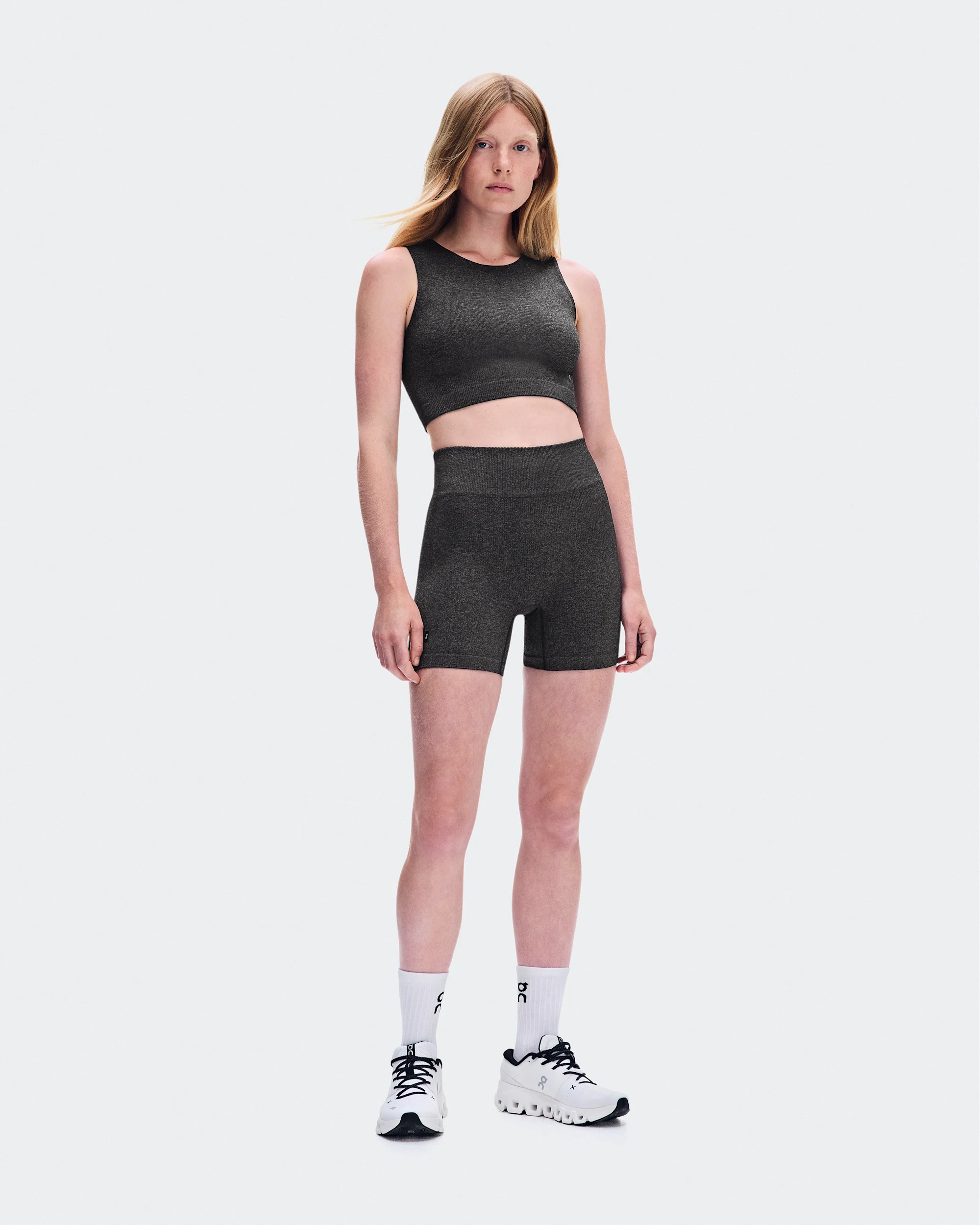 Women's Studio Knit Shorts Cinnamon Heather - thumbnail 7
