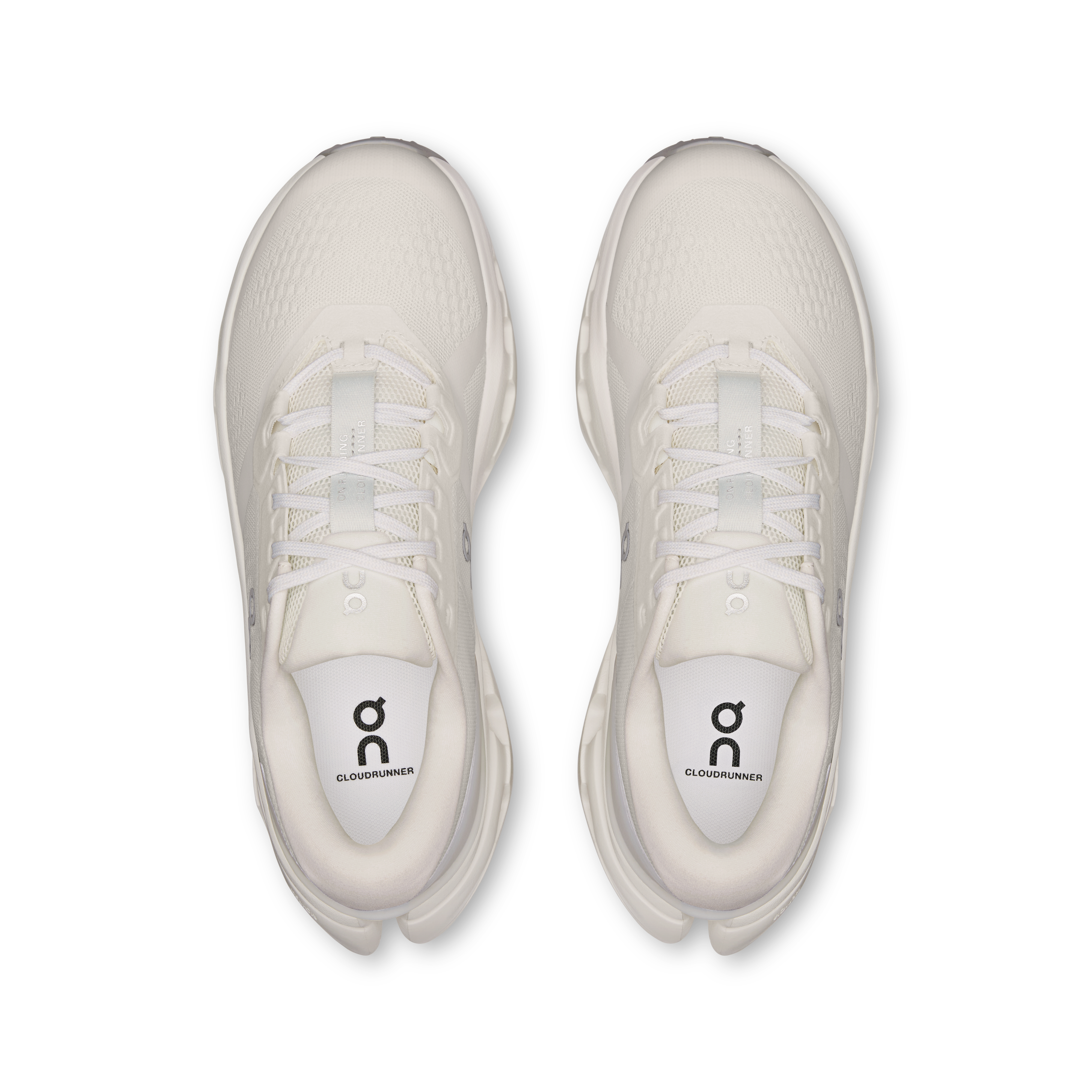 On Cloudrunner 3 White & Ivory Damen Strassenlauf Schuhe