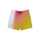 Court Shorts in White/Lime