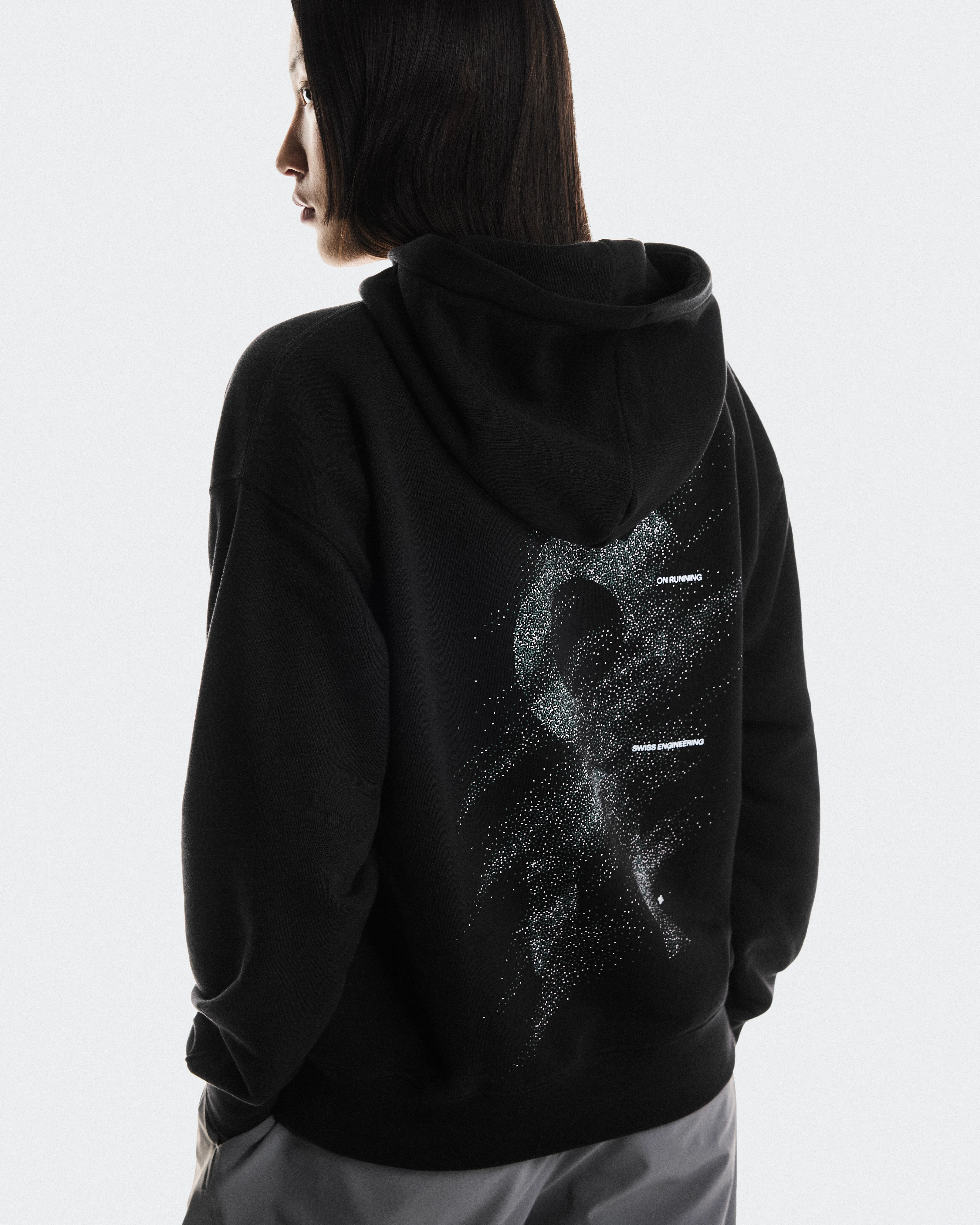 On Club Hoodie Graphic Black & Olive ウィメンズ フーディ＆スウェットシャツ