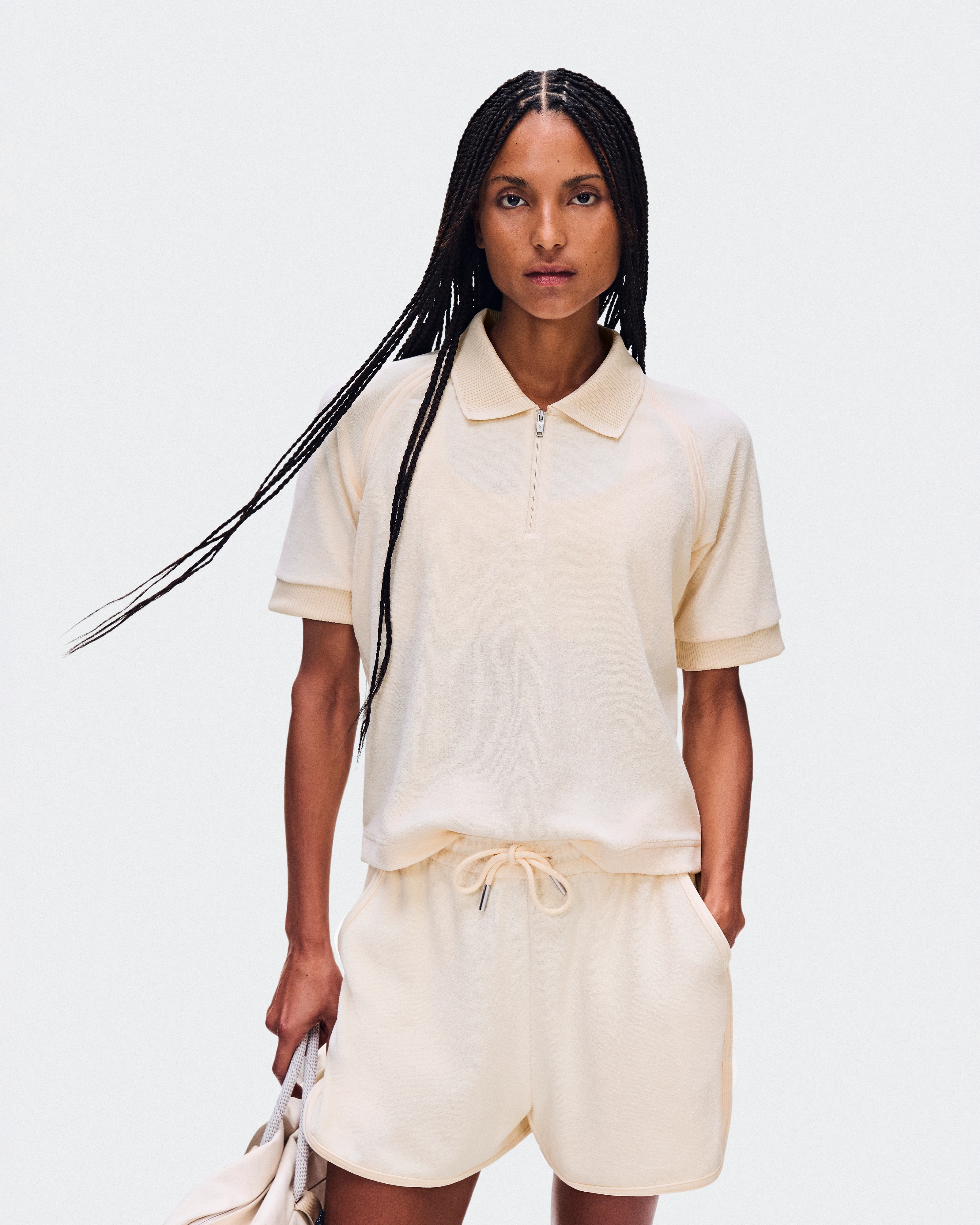 On Courtside Shorts Terry Chantilly Women Active life