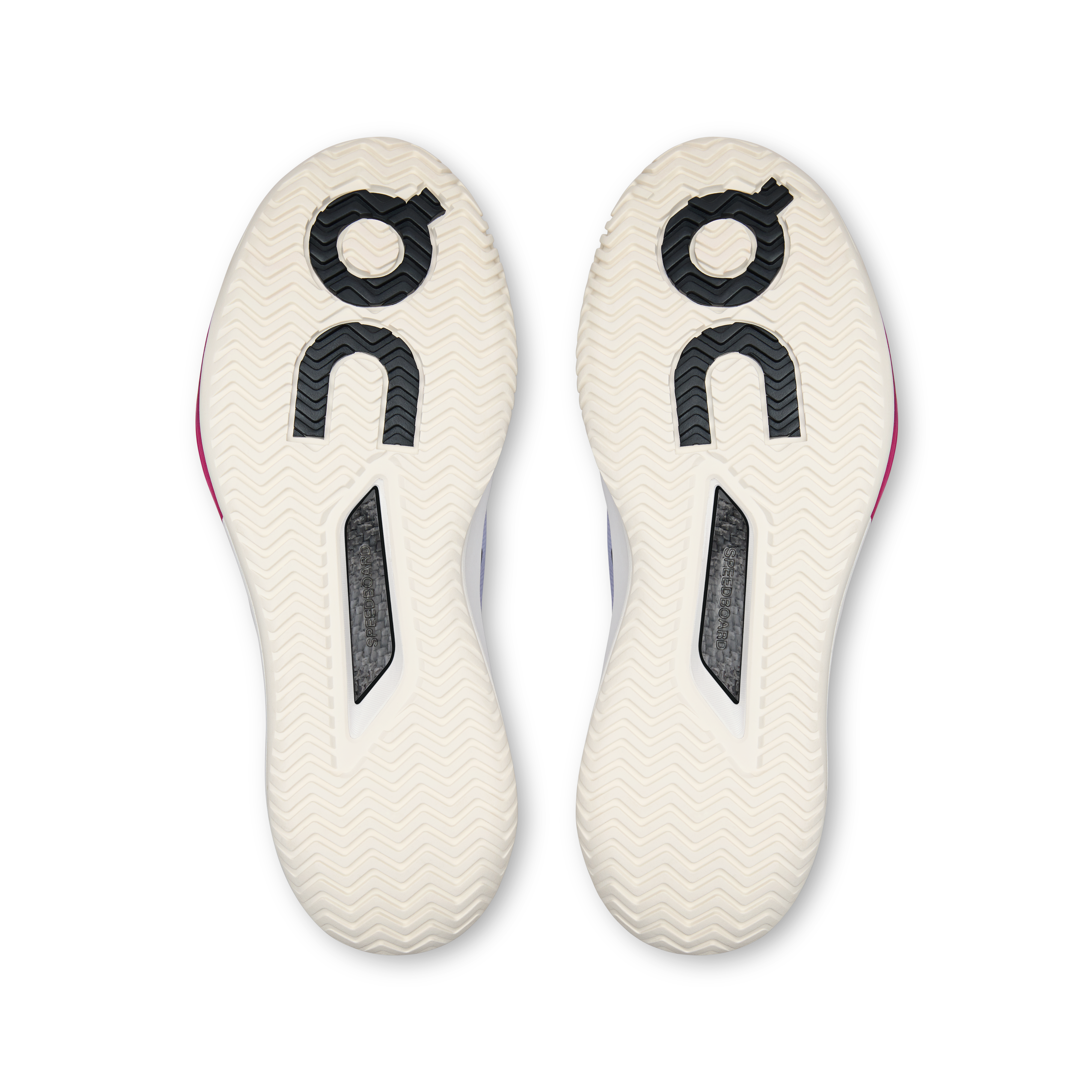 On THE ROGER Pro 3 Clay Thistle & Pink Women Tennis Shoes