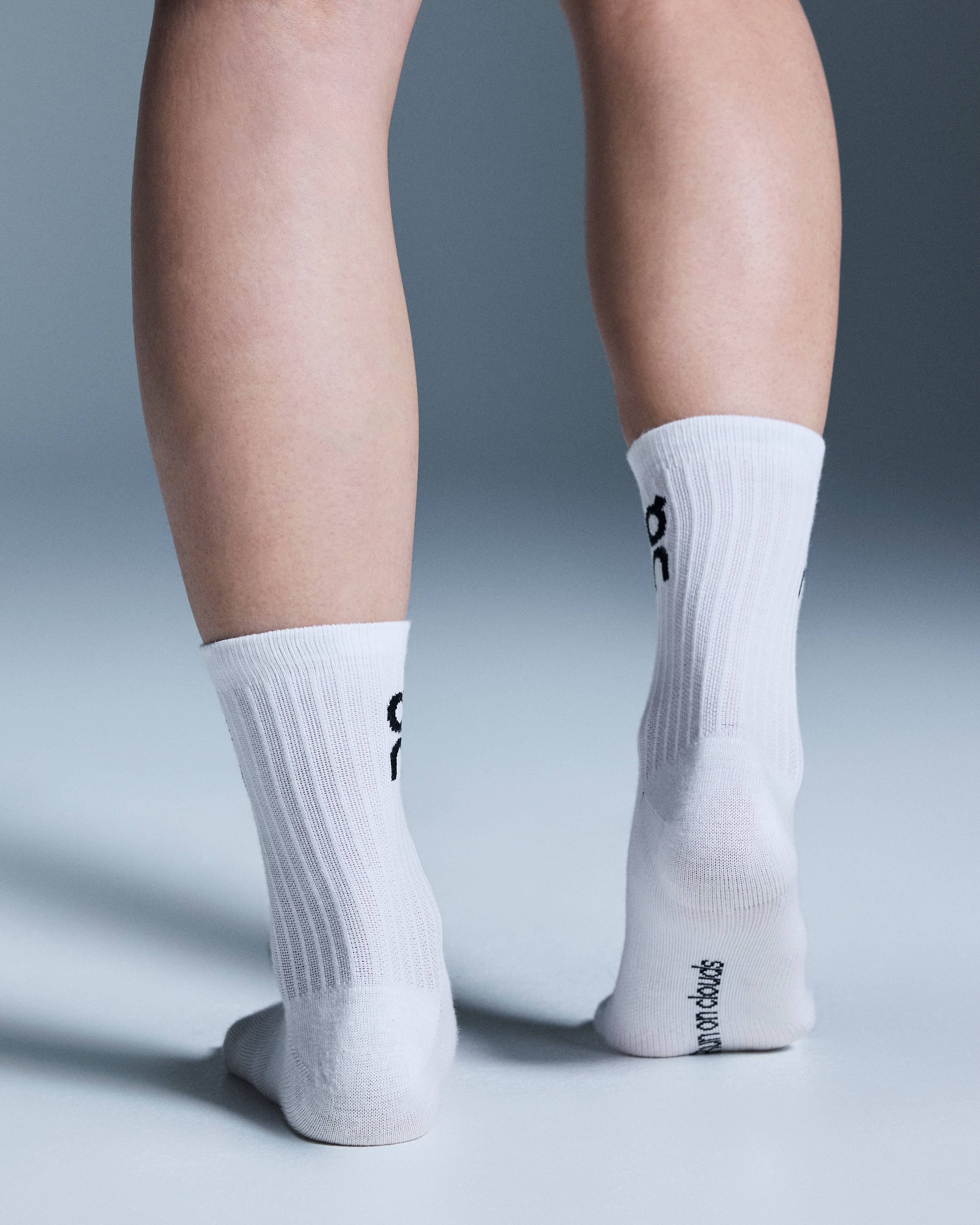Logo Sock High 3PUnisex / White / 43 - 46