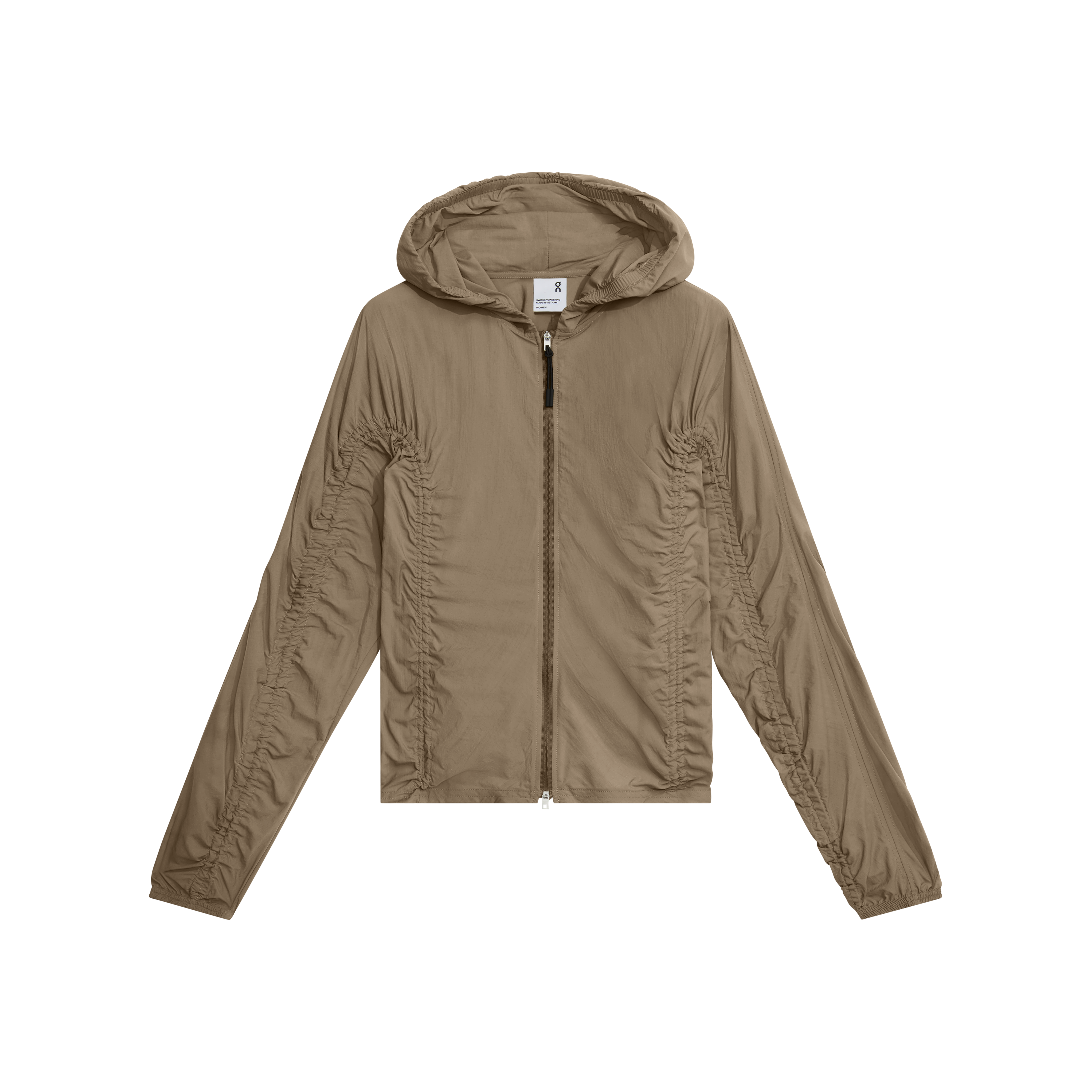 Ruched Lightweight Jacket in Lynx