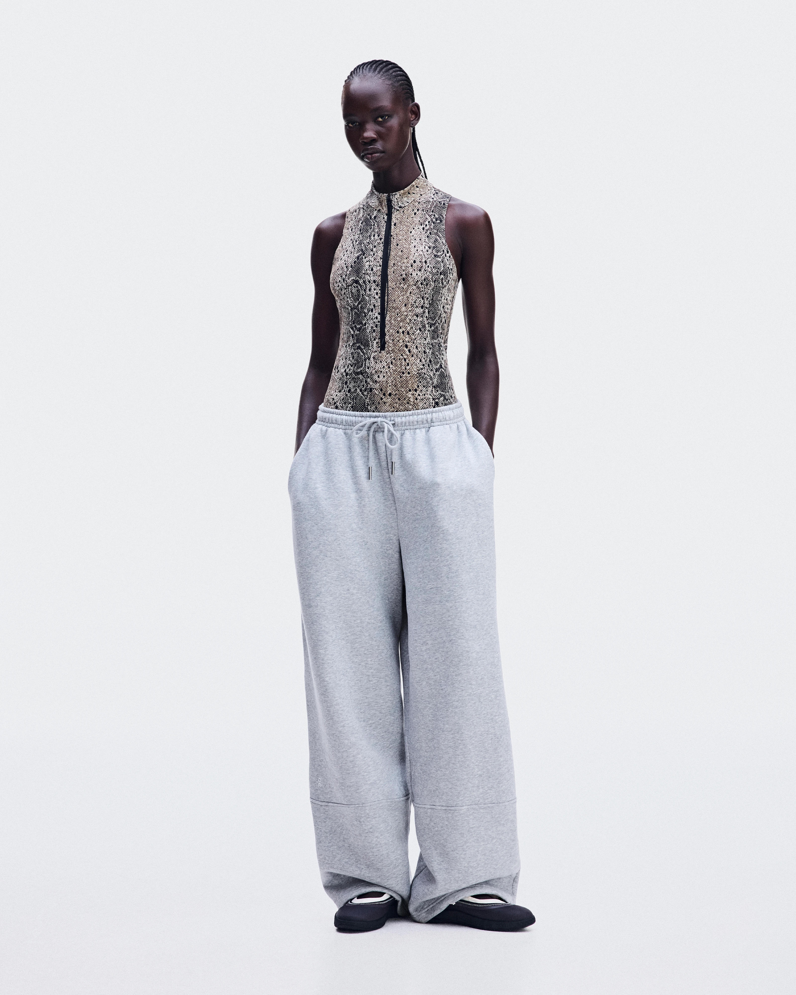 On Oversized Sweatpants Alloy Heather Women Pants