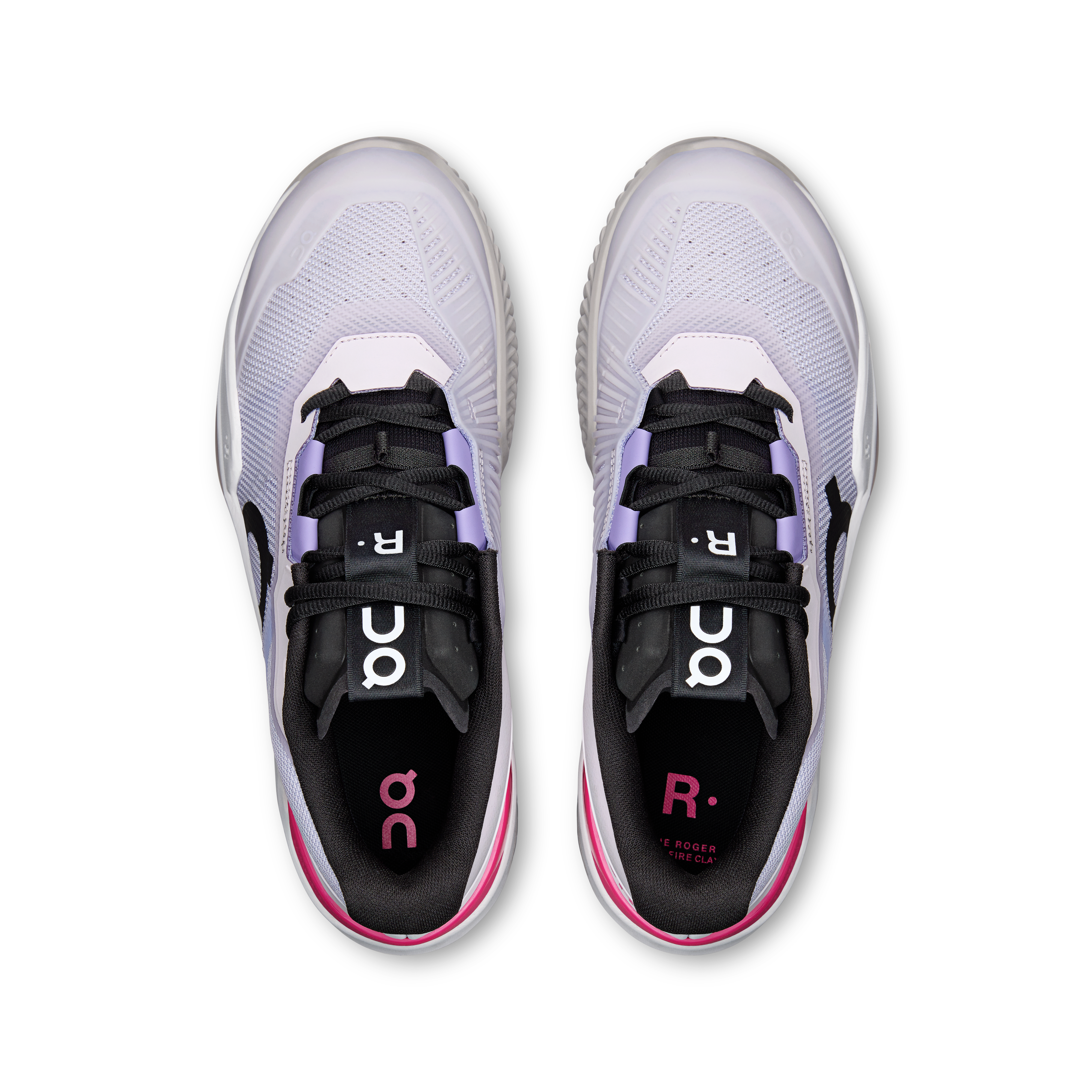 On THE ROGER Pro Fire Clay Thistle & Pink Men – Performance tennis, clay courts, competition Shoes