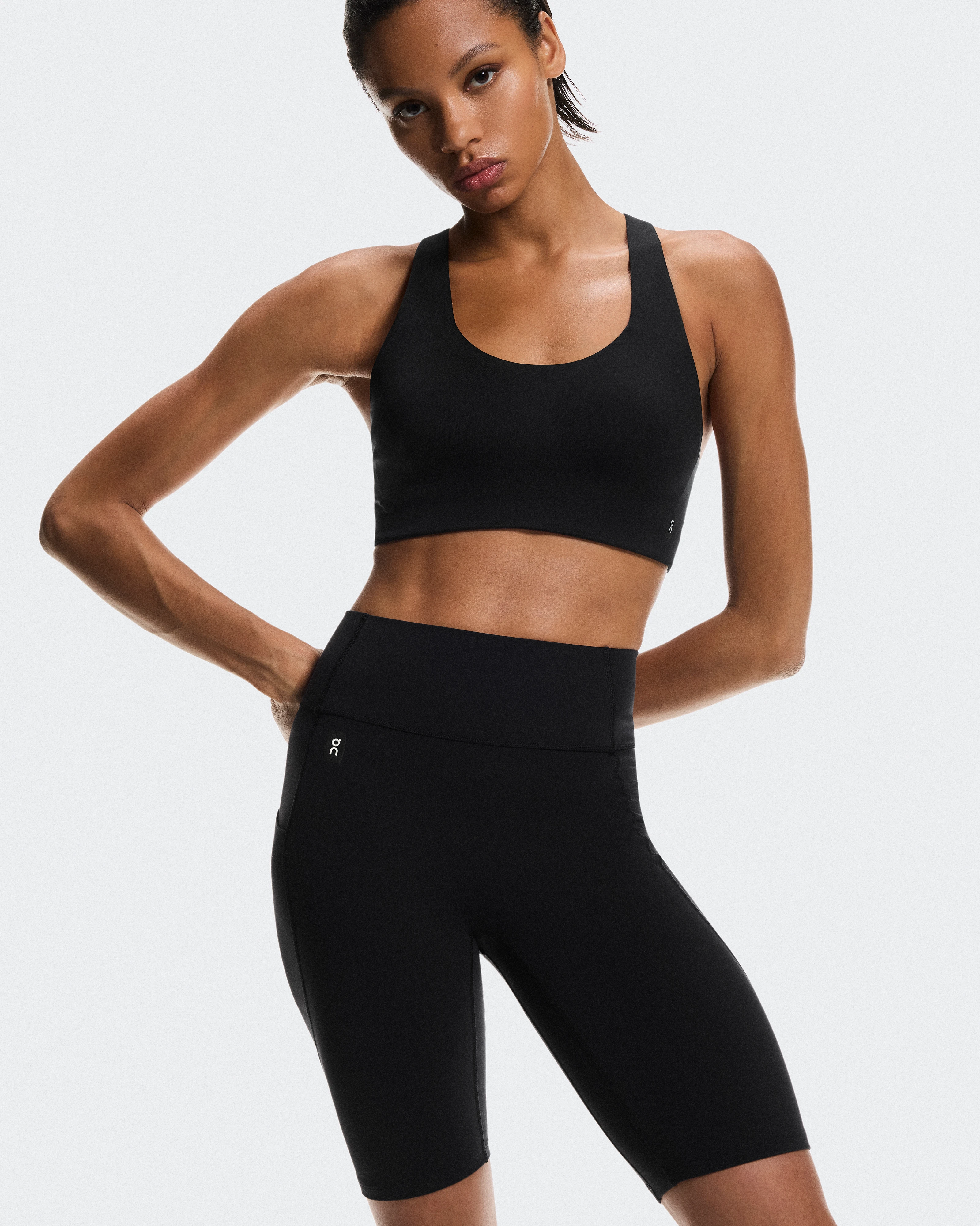 On Studio Tights Short Black Women Tights