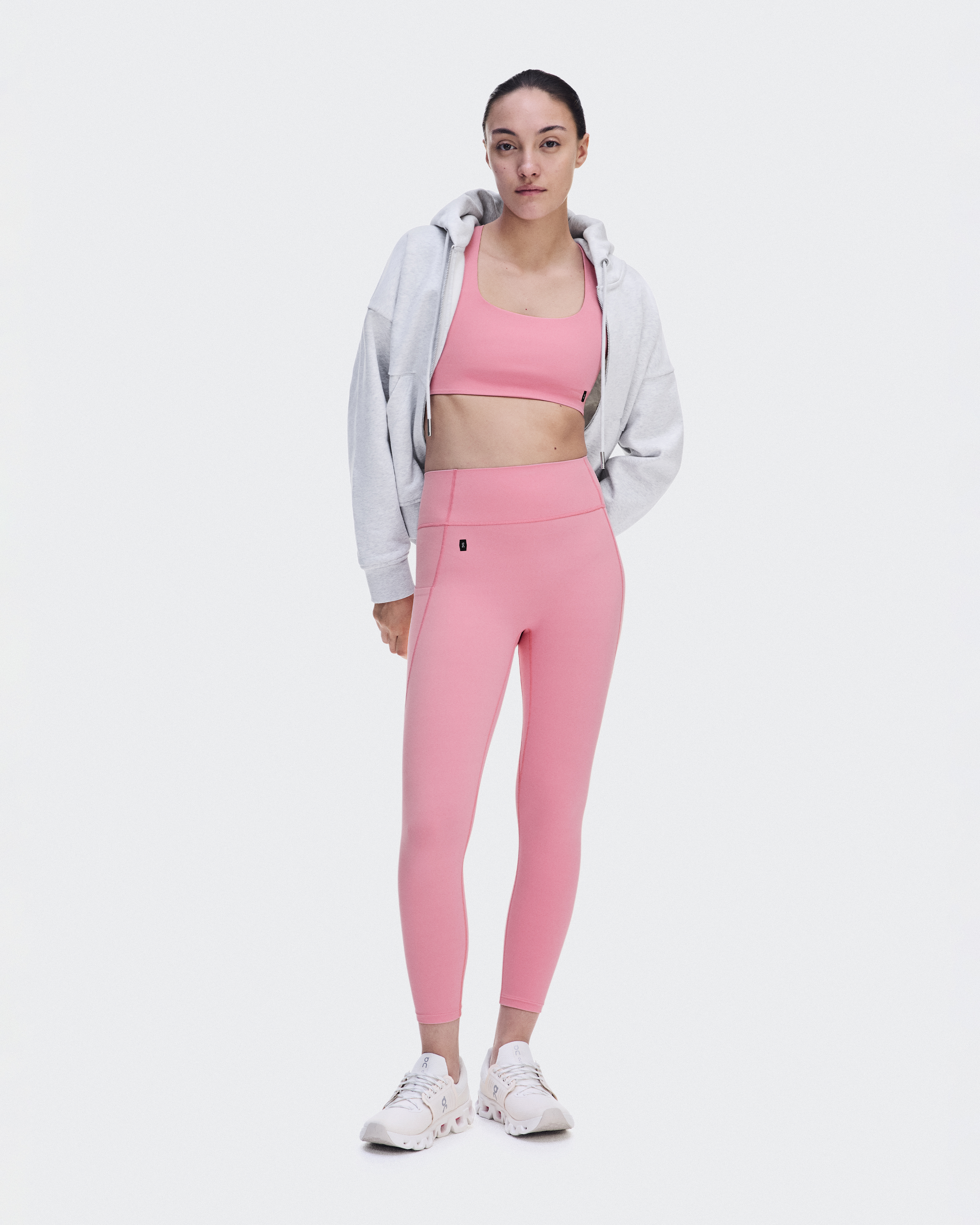 Studio Leggings 7/8 Mid-Length Tights in Magnolia