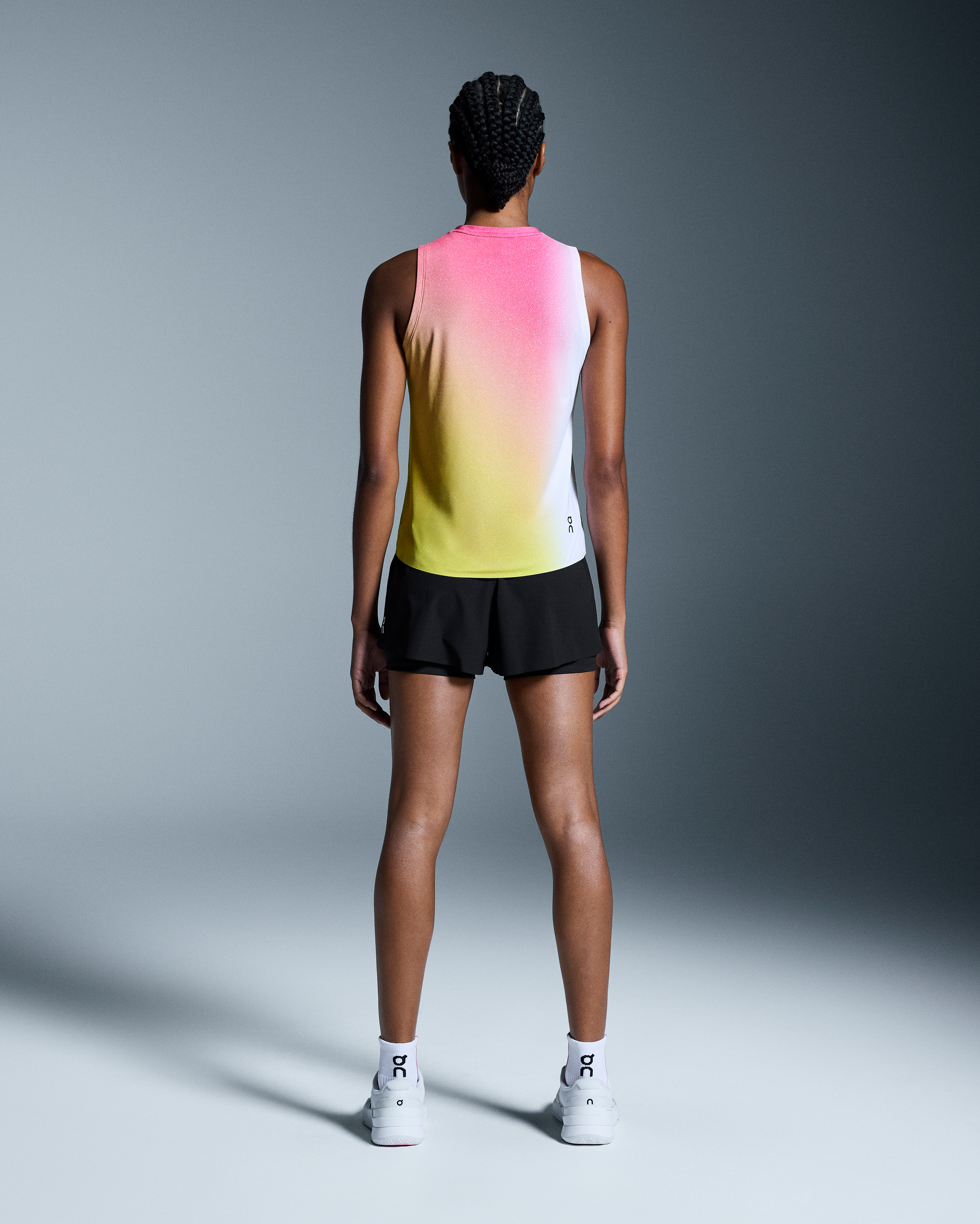 Court TankWomen / White | Lime / L