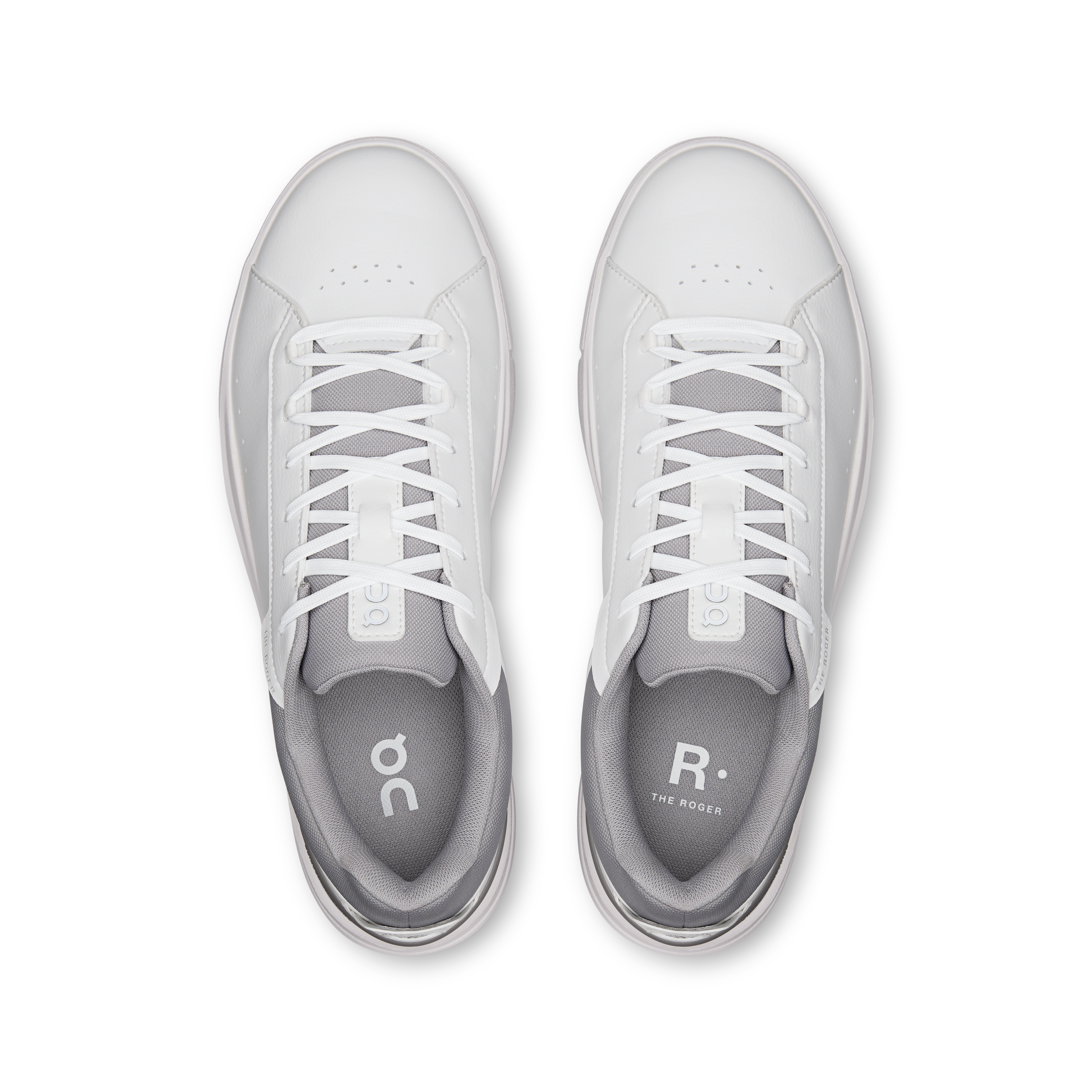 On THE ROGER Advantage White & Ore Men Tennis Shoes