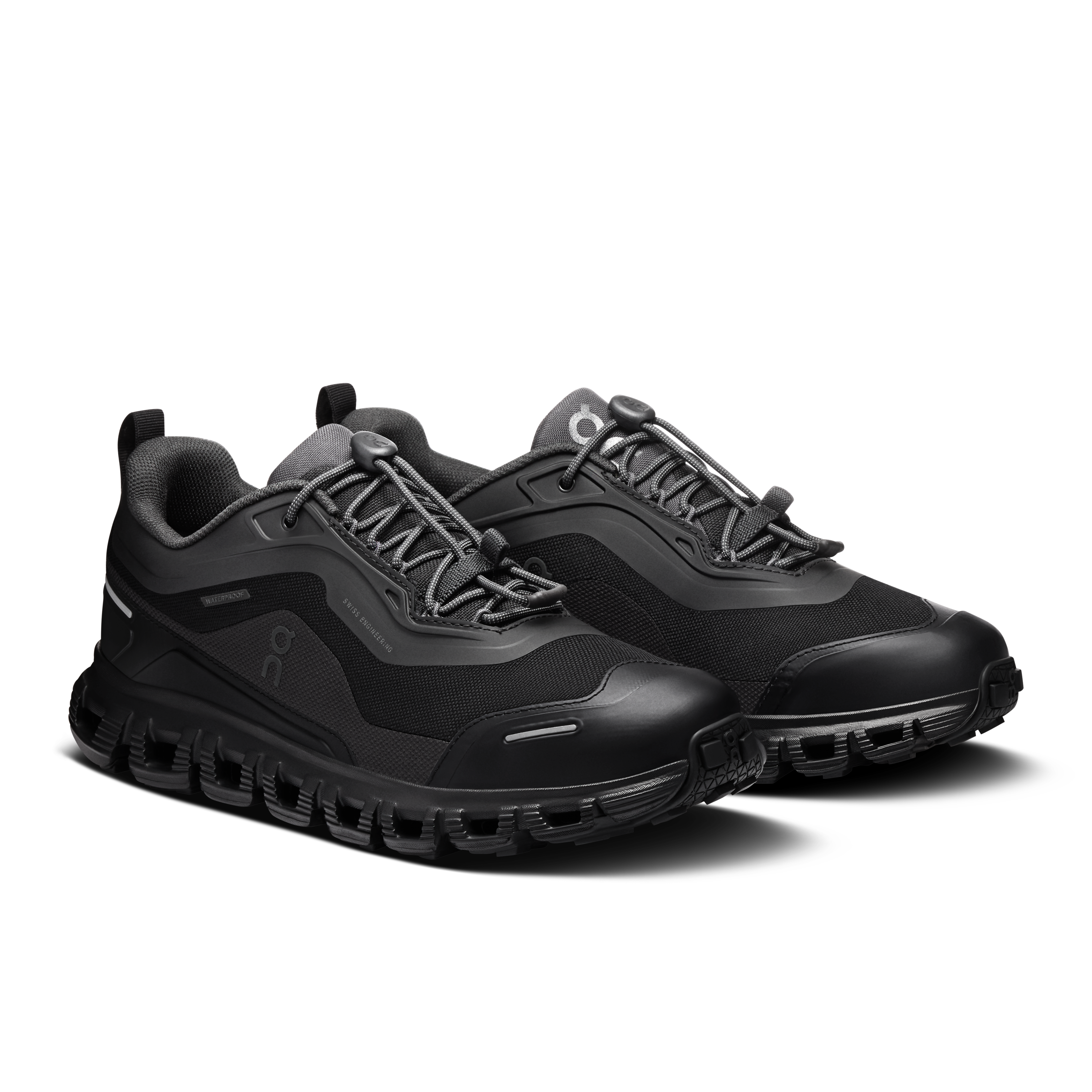 On Cloud 6 Geo Waterproof Black & Black ウィメンズ デイリー シューズ