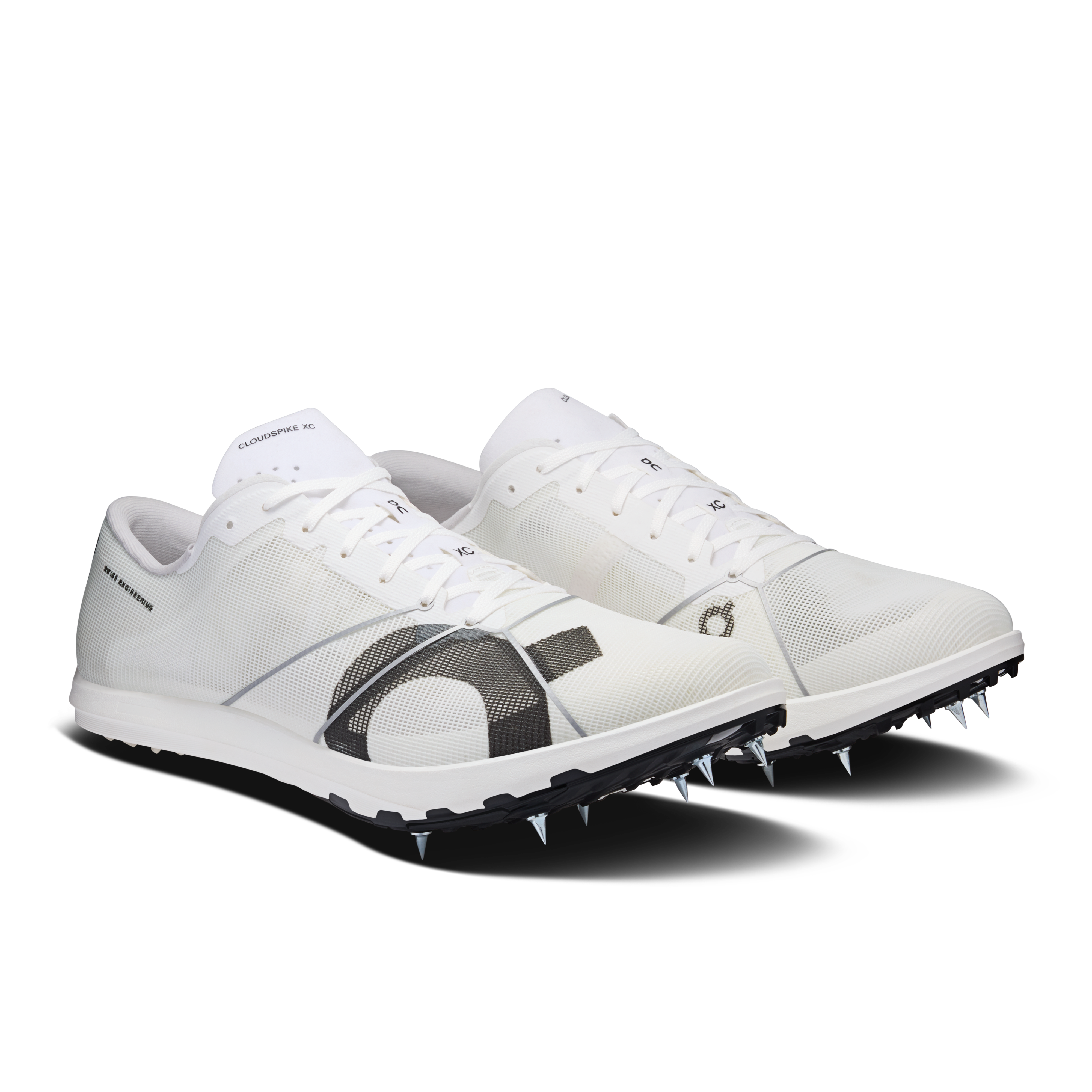 On Cloudspike XC White & Black Men – Long-distance cross-country racing, fast-feeling ride Shoes