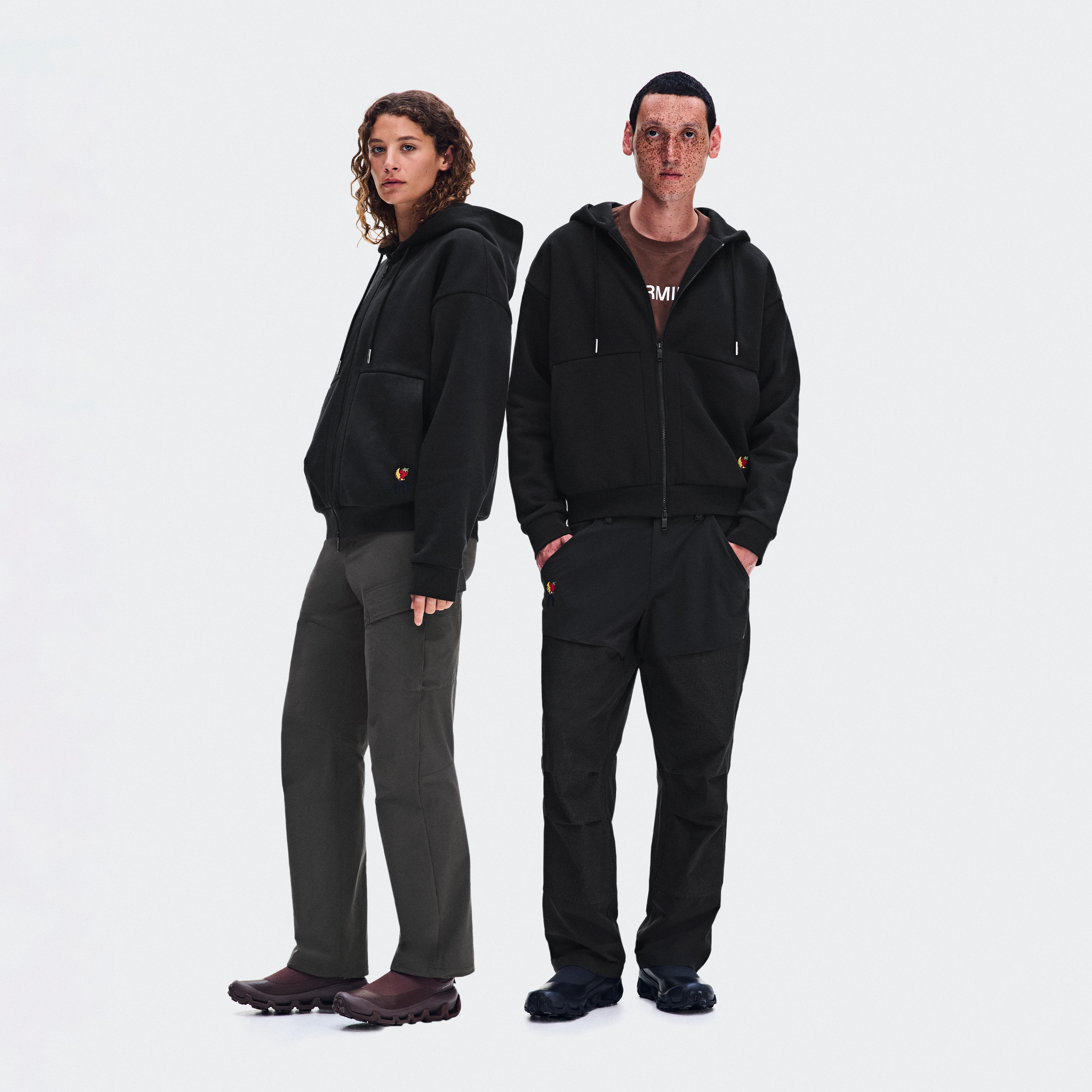 On Utility Zip Hoodie SHG Black Unisex – Avventure outdoor, uso quotidiano Felpe