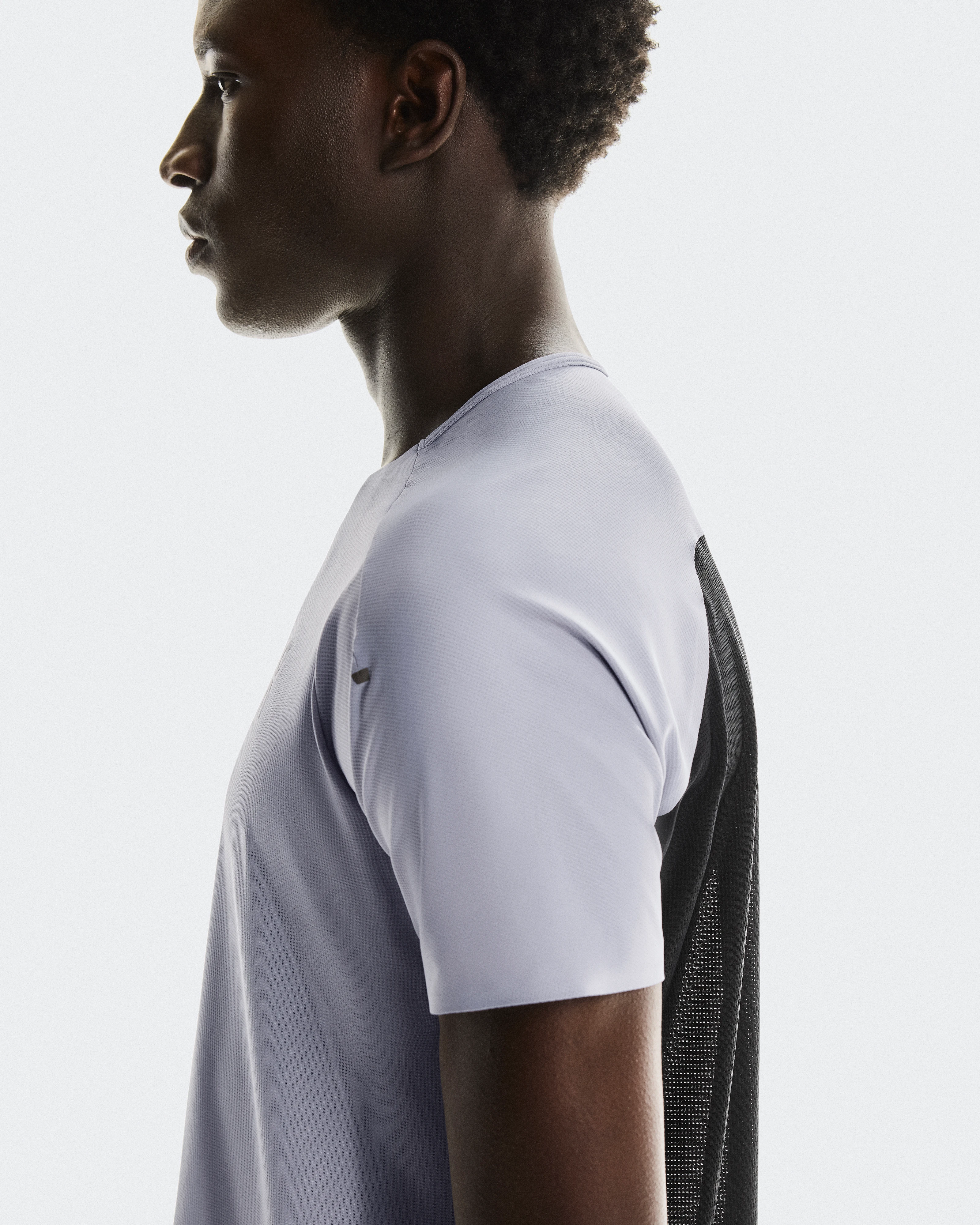 On Performance-T Lilac & Black Men Tops and t-shirts