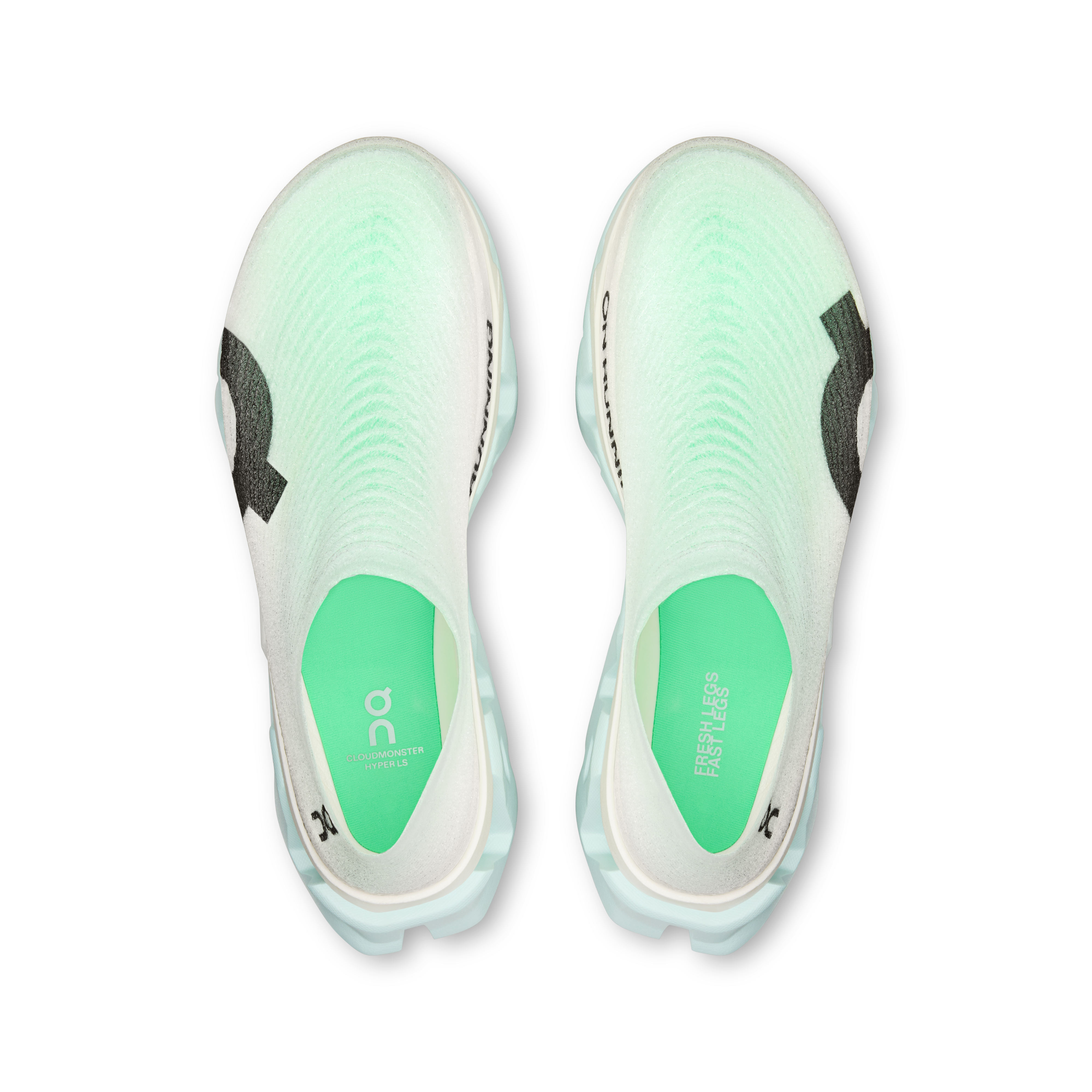 On LightSpray Cloudmonster 3 Hyper Flurry & Verdite Unisex Road running Shoes