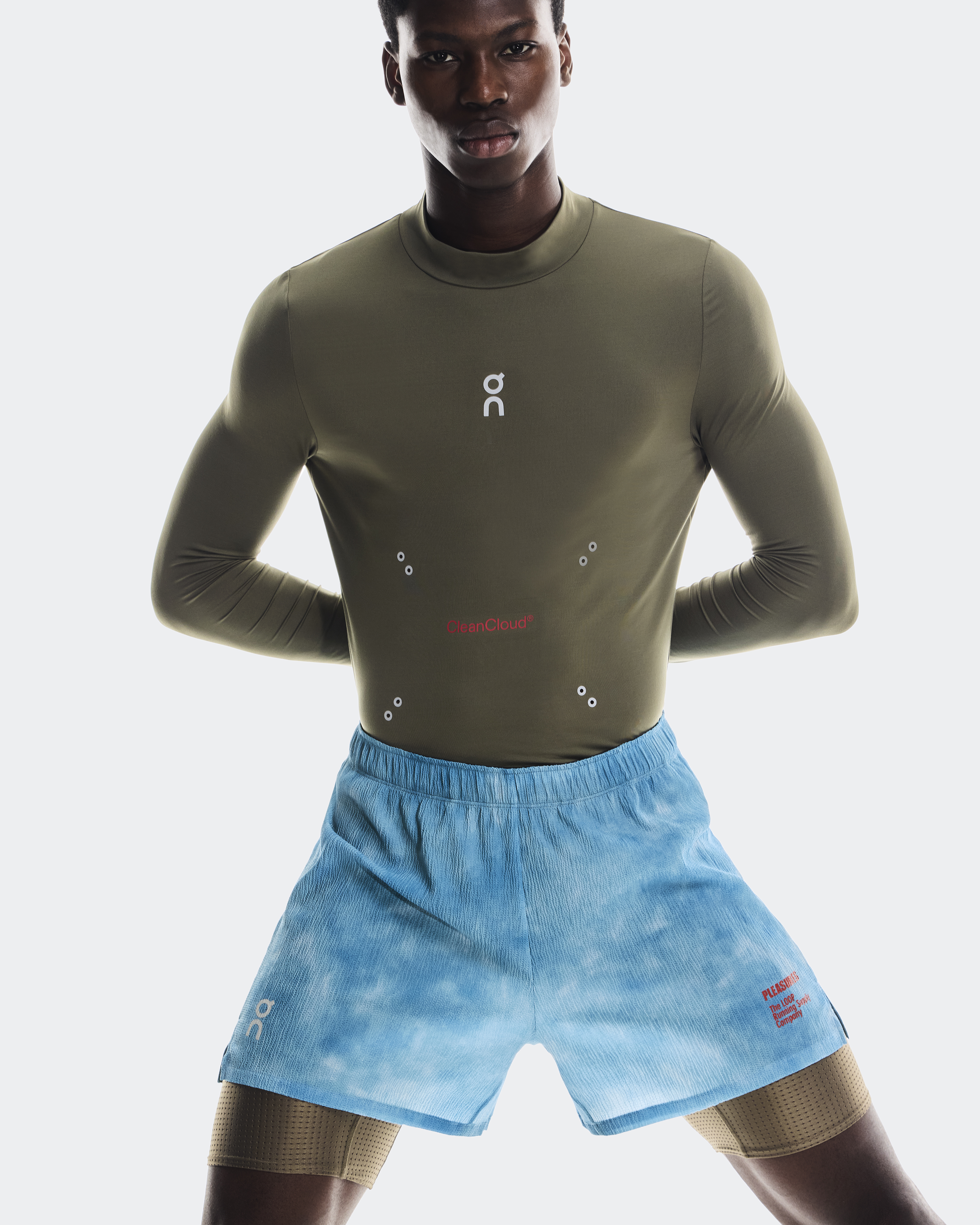 Men's Long-T PLEASURES x The Loop | Green | On United States