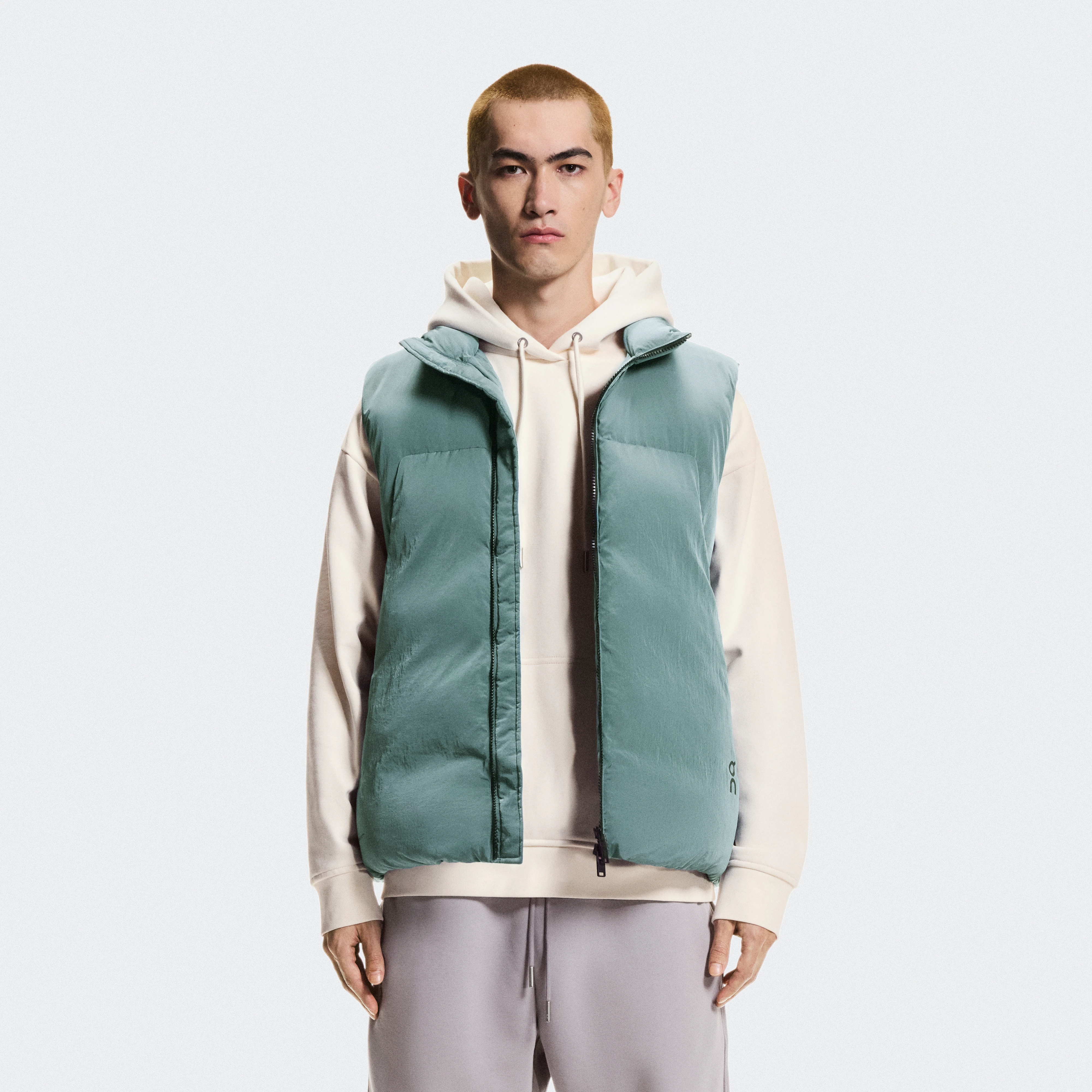 On All-Day Puffer Vest Blue Men Men – Outdoors, all-day Jackets