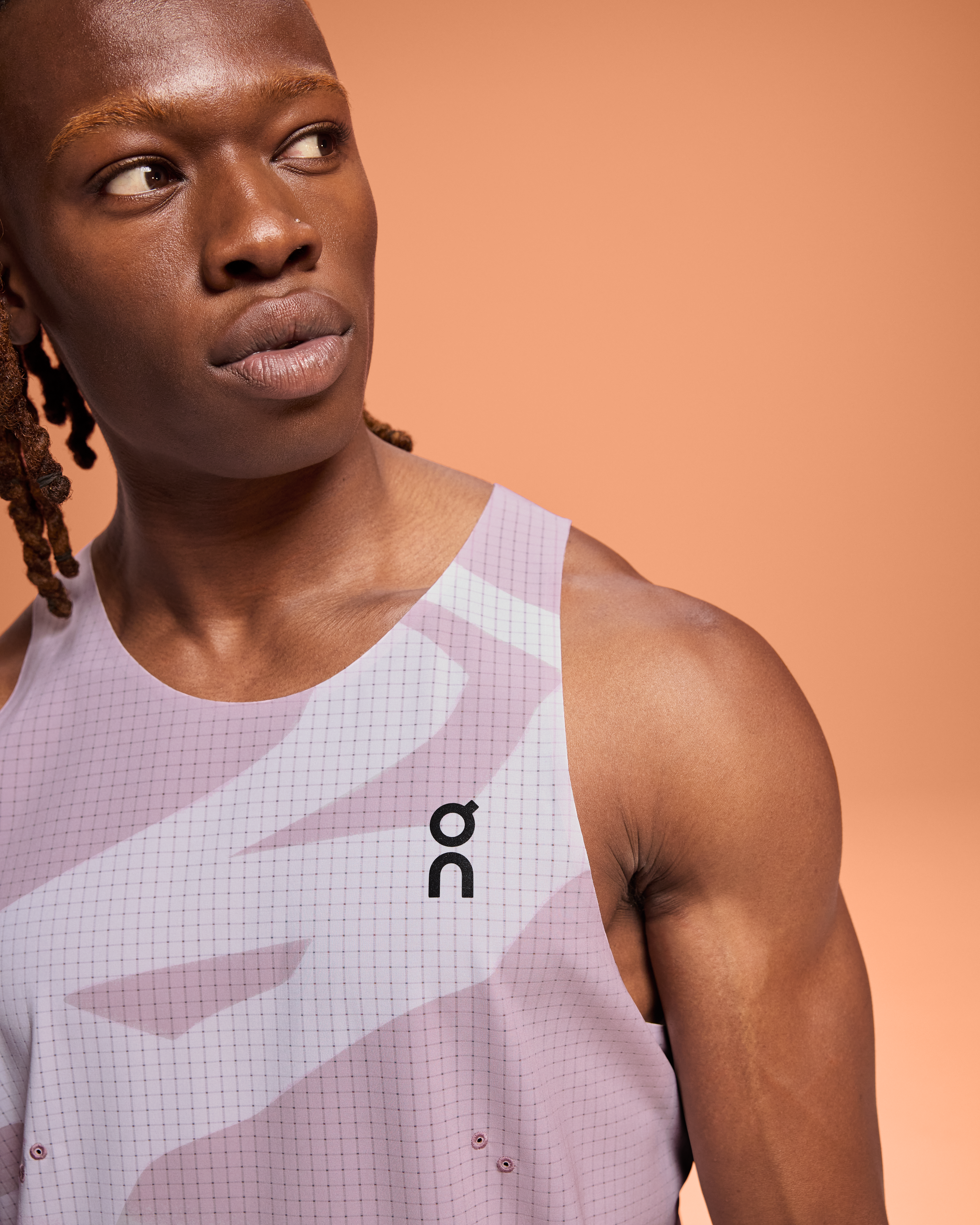 On Pace Tank Mauve Men Tops and t-shirts