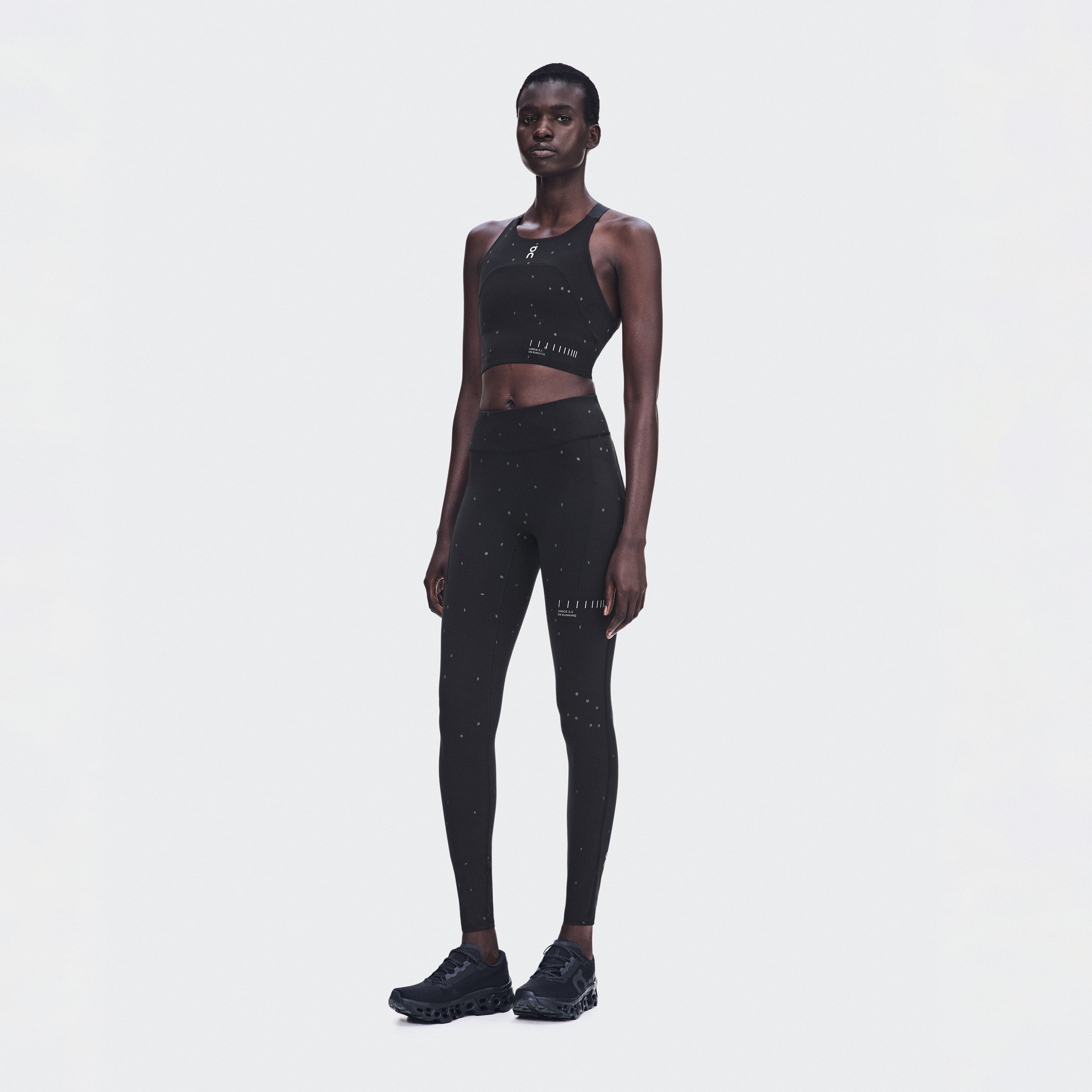 Performance Tights Lumos in Black/Eclipse