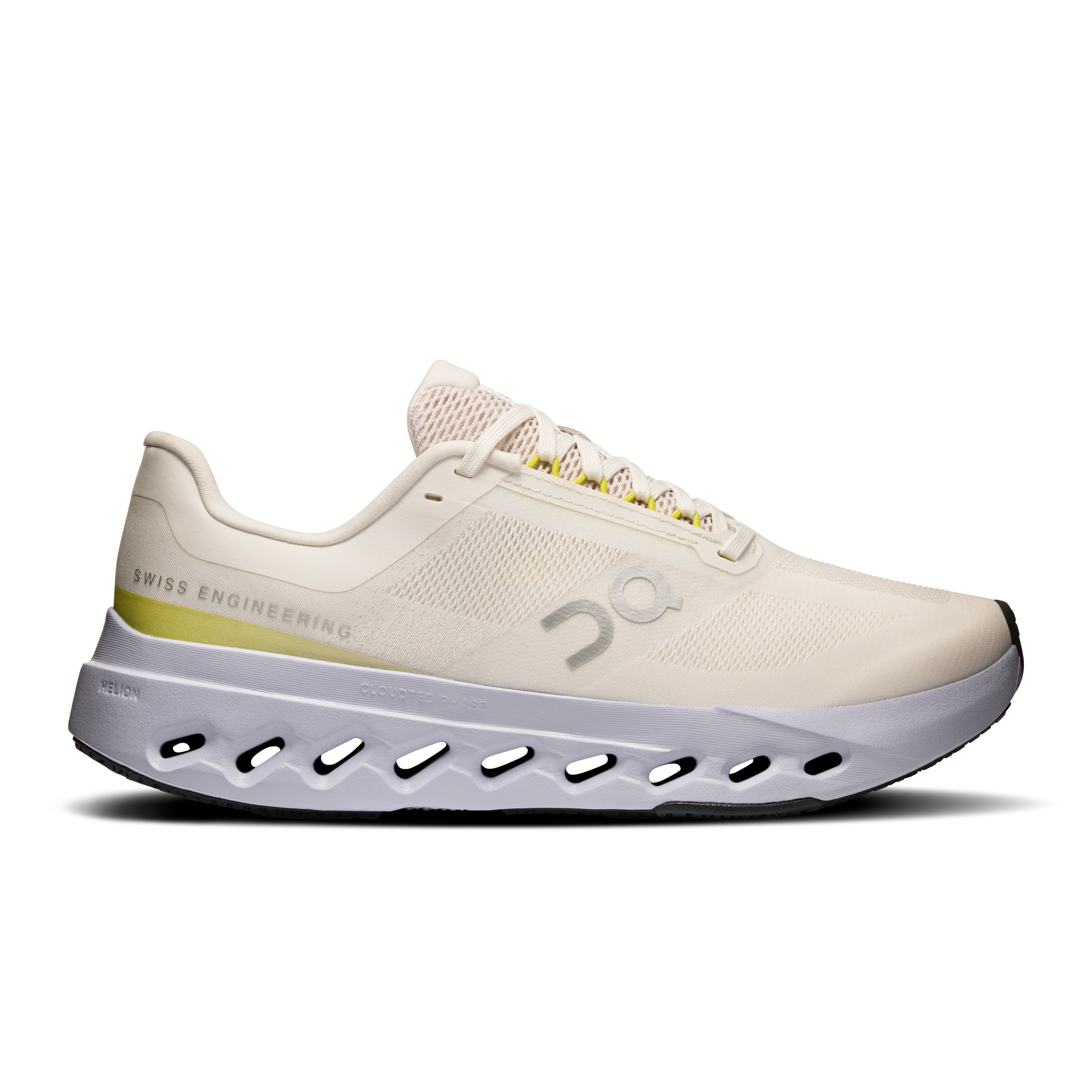 On Cloudsurfer Next Beige Grau Damen Damen – Strassenlauf, CloudTec Phase®, Langstreckenläufe Schuhe