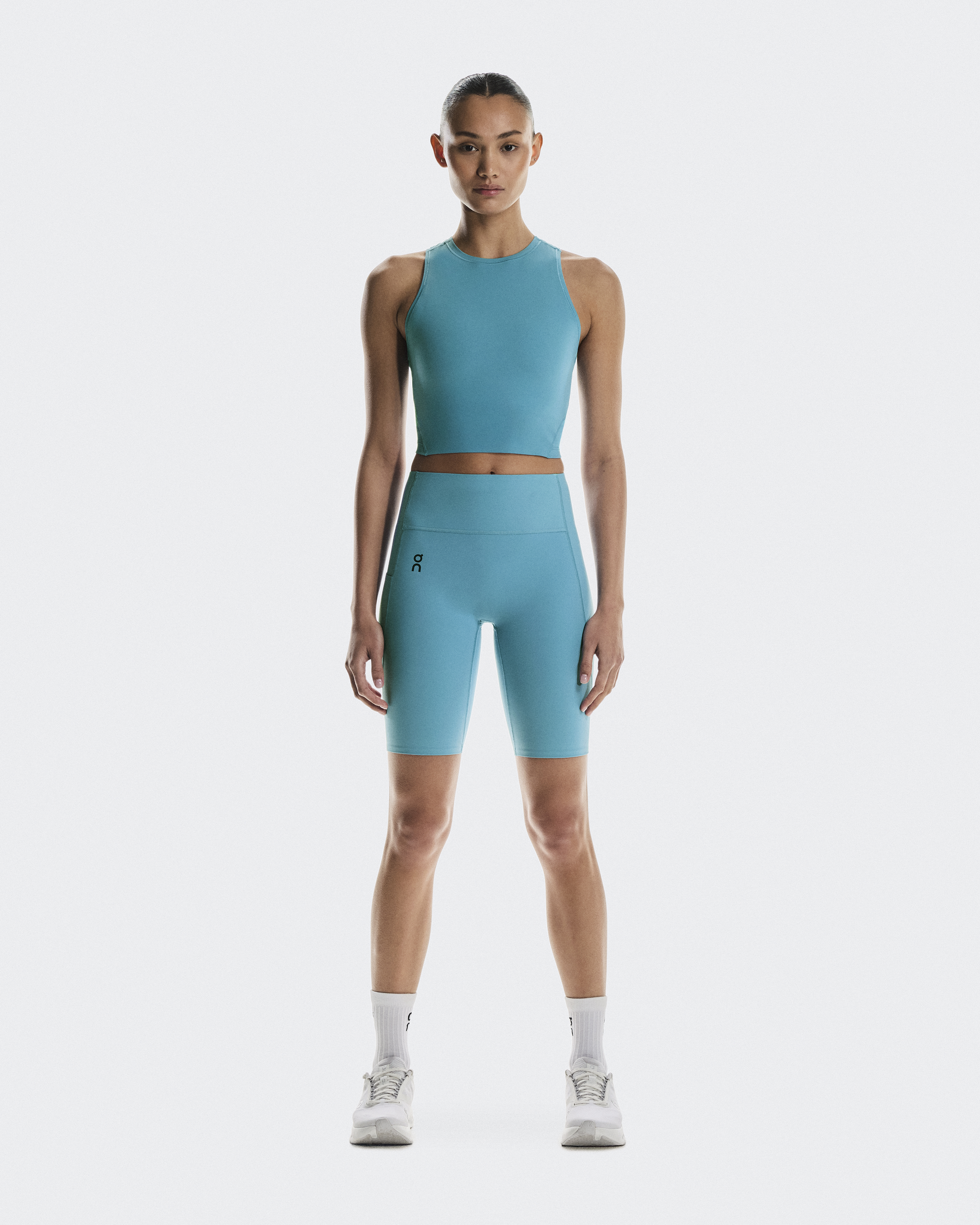 On Women's Studio Tights Short in Niagara, Size: XS, Polyester