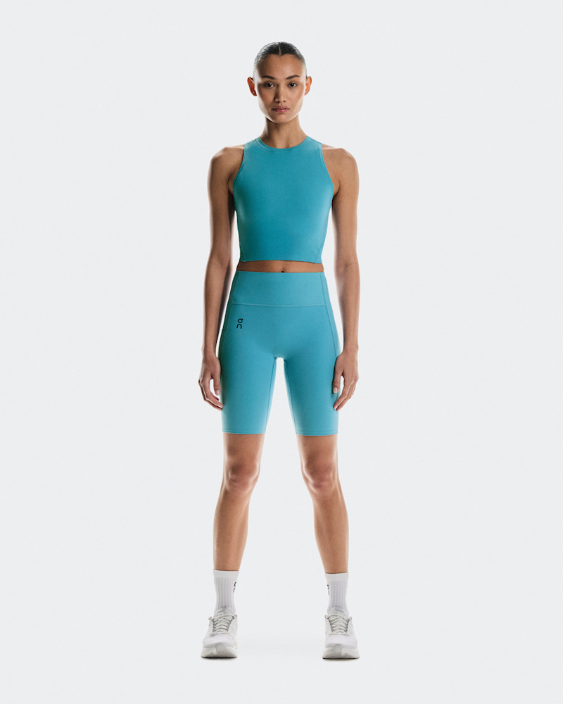On Women's Studio Tights Short in Niagara, Size: XS, Polyester