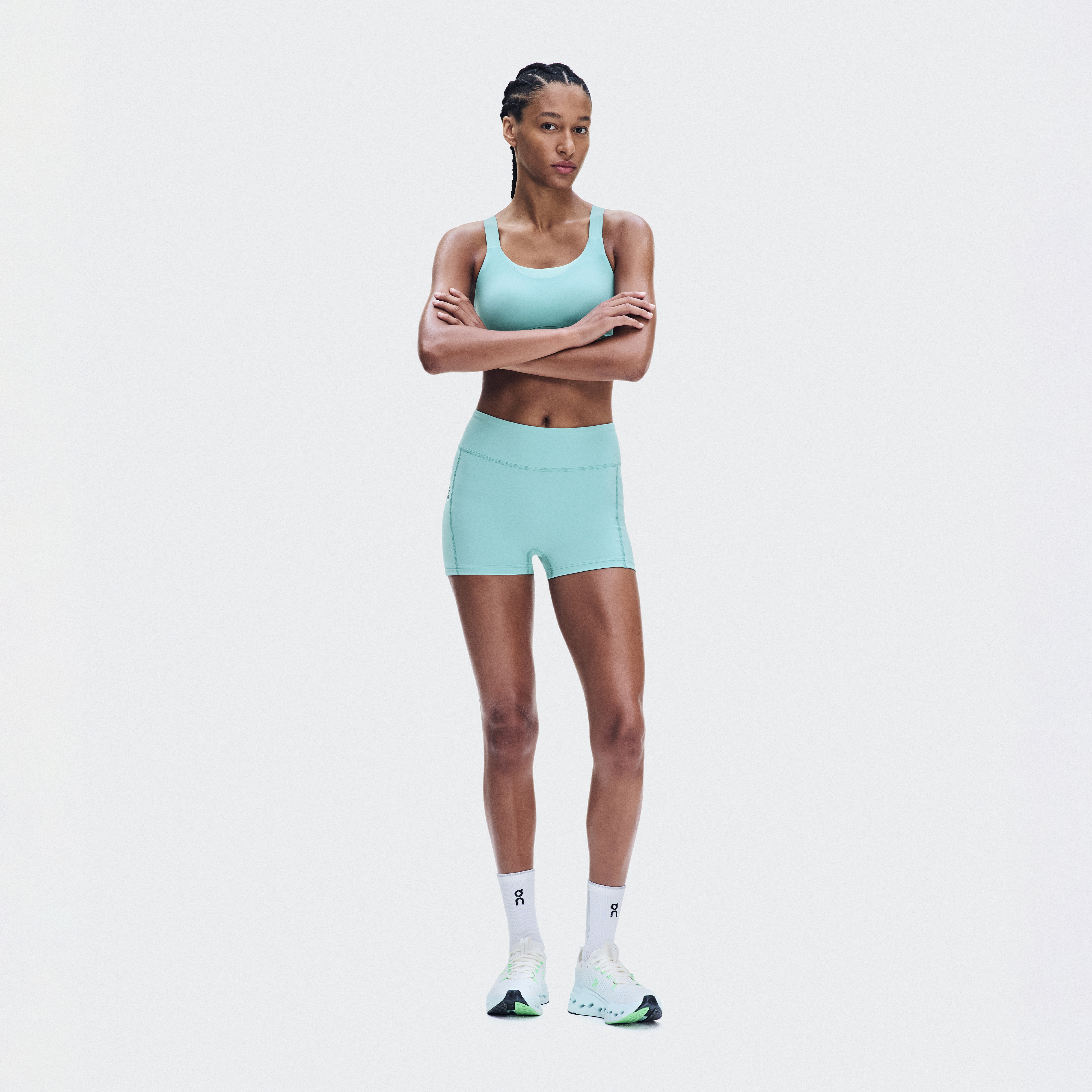 3" Performance Tights in Aquamarine