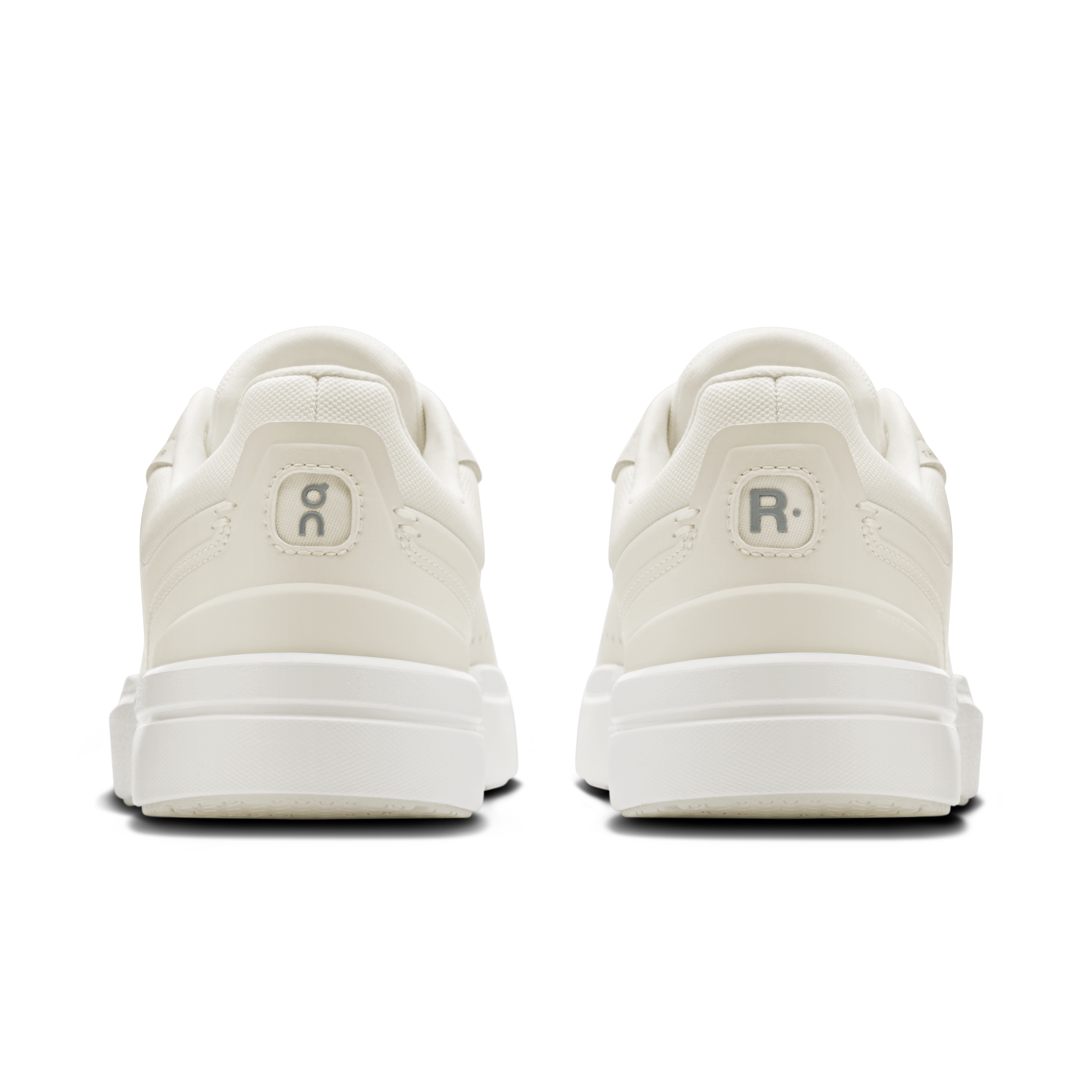 On THE ROGER Advantage Ivory & Ivory Women Tennis Shoes