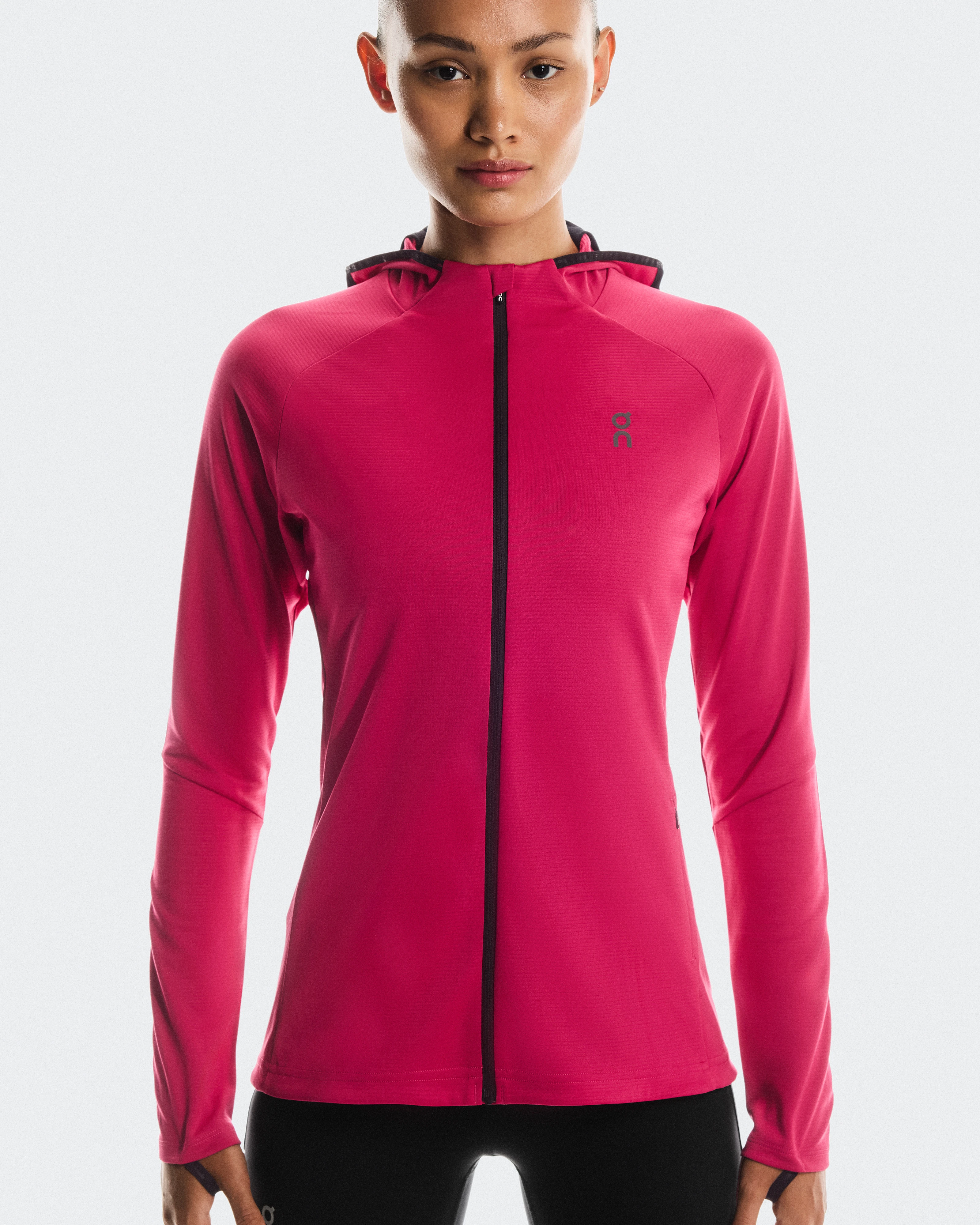 On Climate Zip Hoodie Grenadine Women Hoodies and sweatshirts