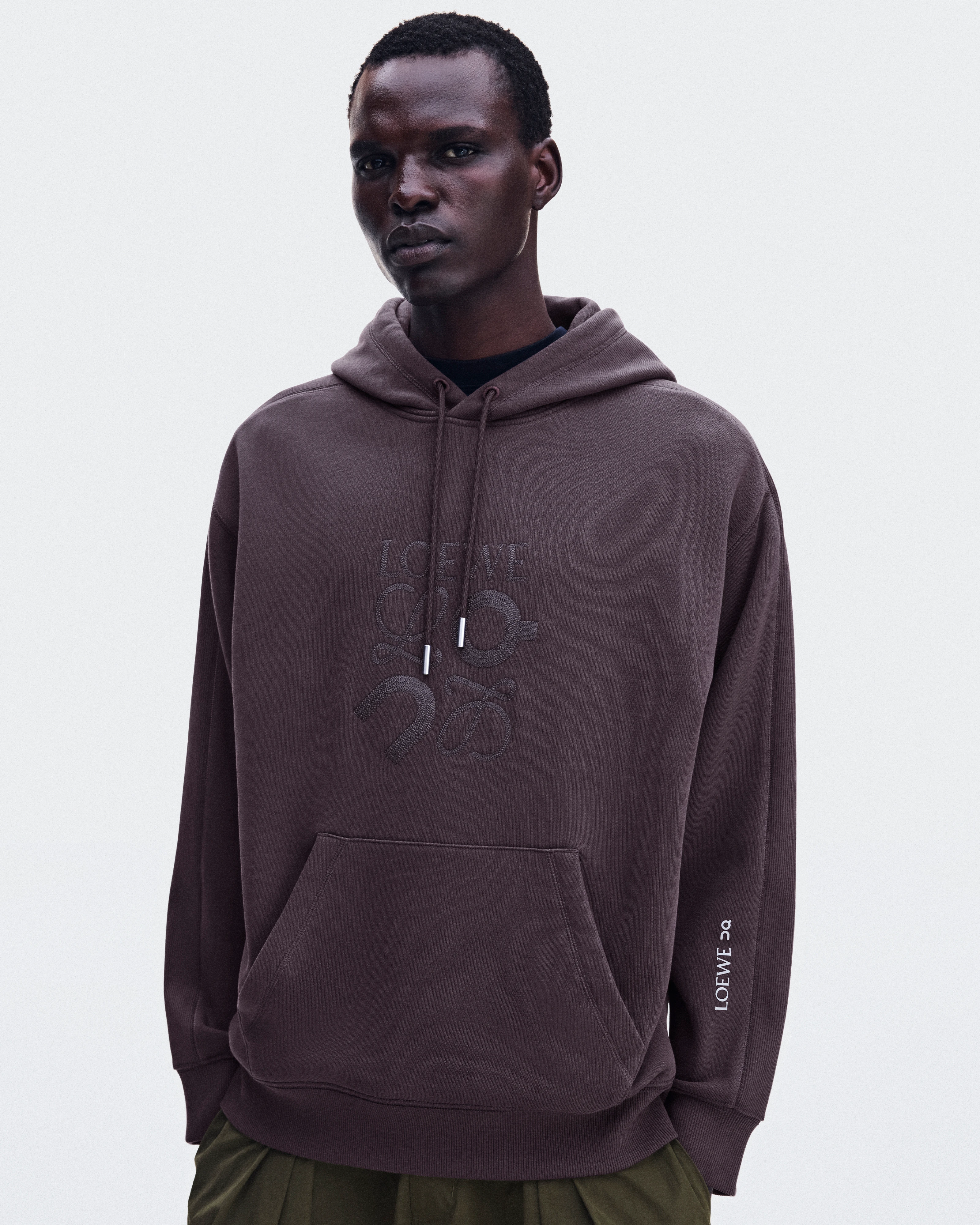 On Hoodie LOEWE Purple メンズ フーディ&スウェットシャツ