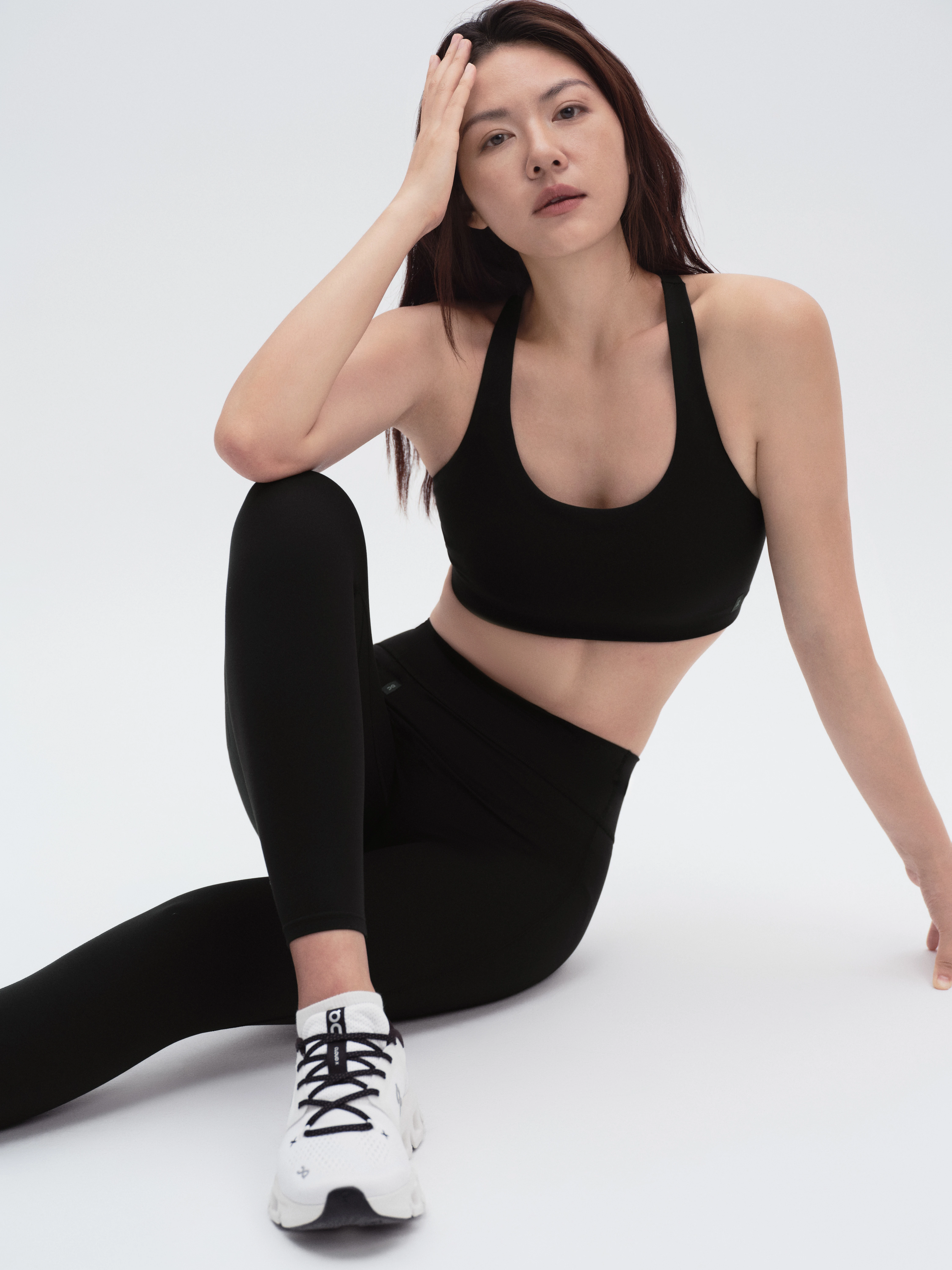 On Studio Leggings 7/8 A 24" Black 여성 타이츠