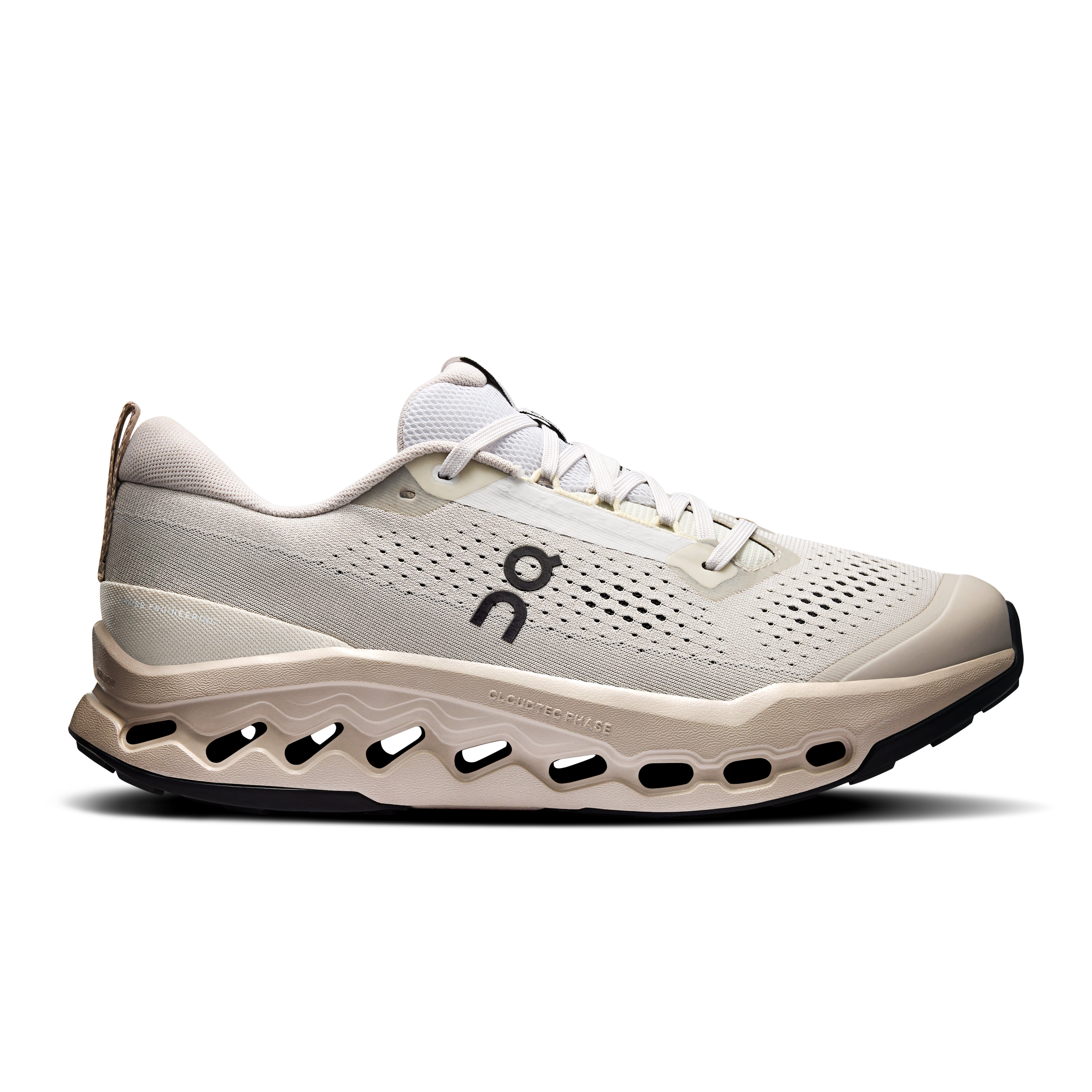 On Cloudsurfer Trail 2 Frost & Truffle Men Trail running Shoes
