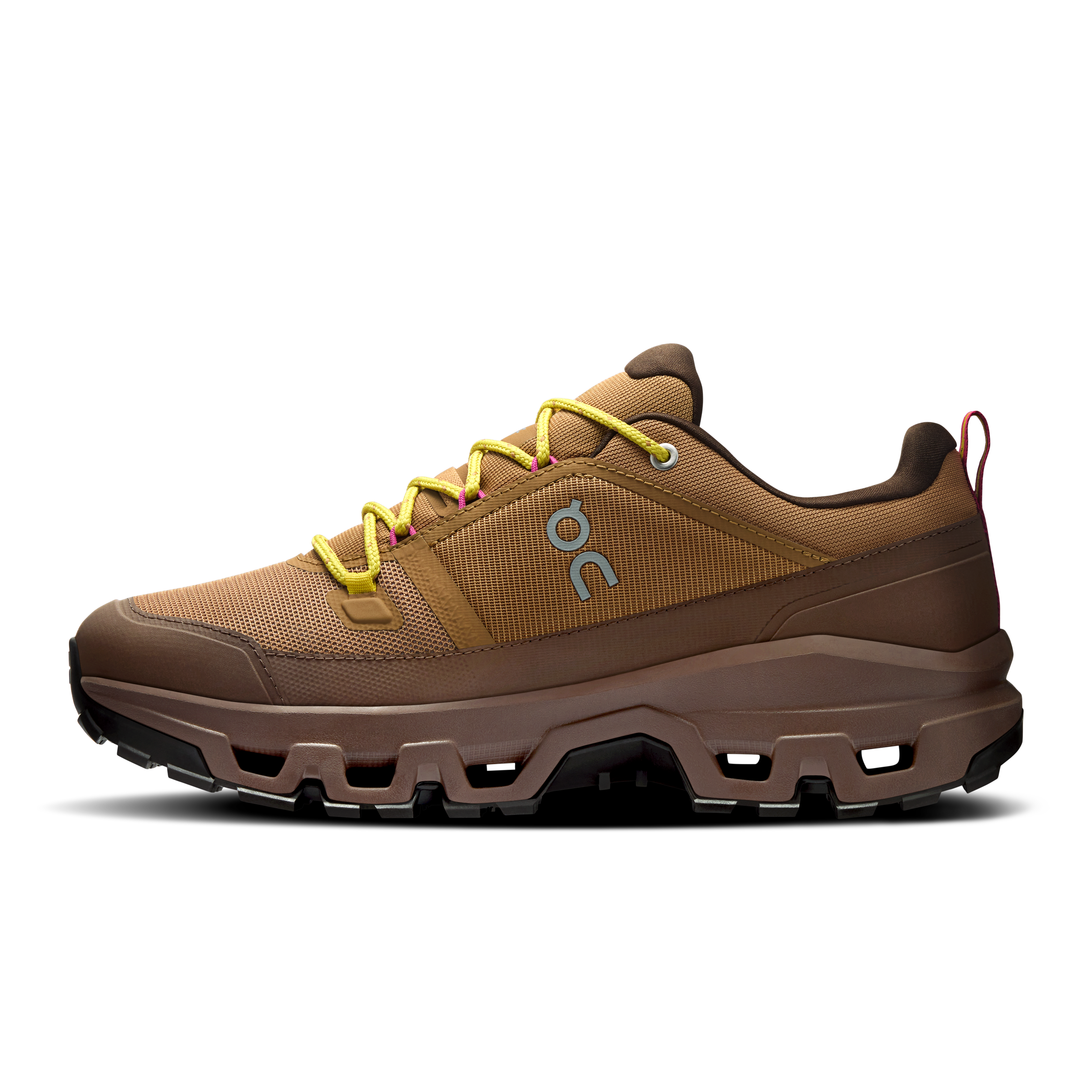 On Cloudrock Low Waterproof SHF Sphinx & Chestnut Women Hiking Shoes