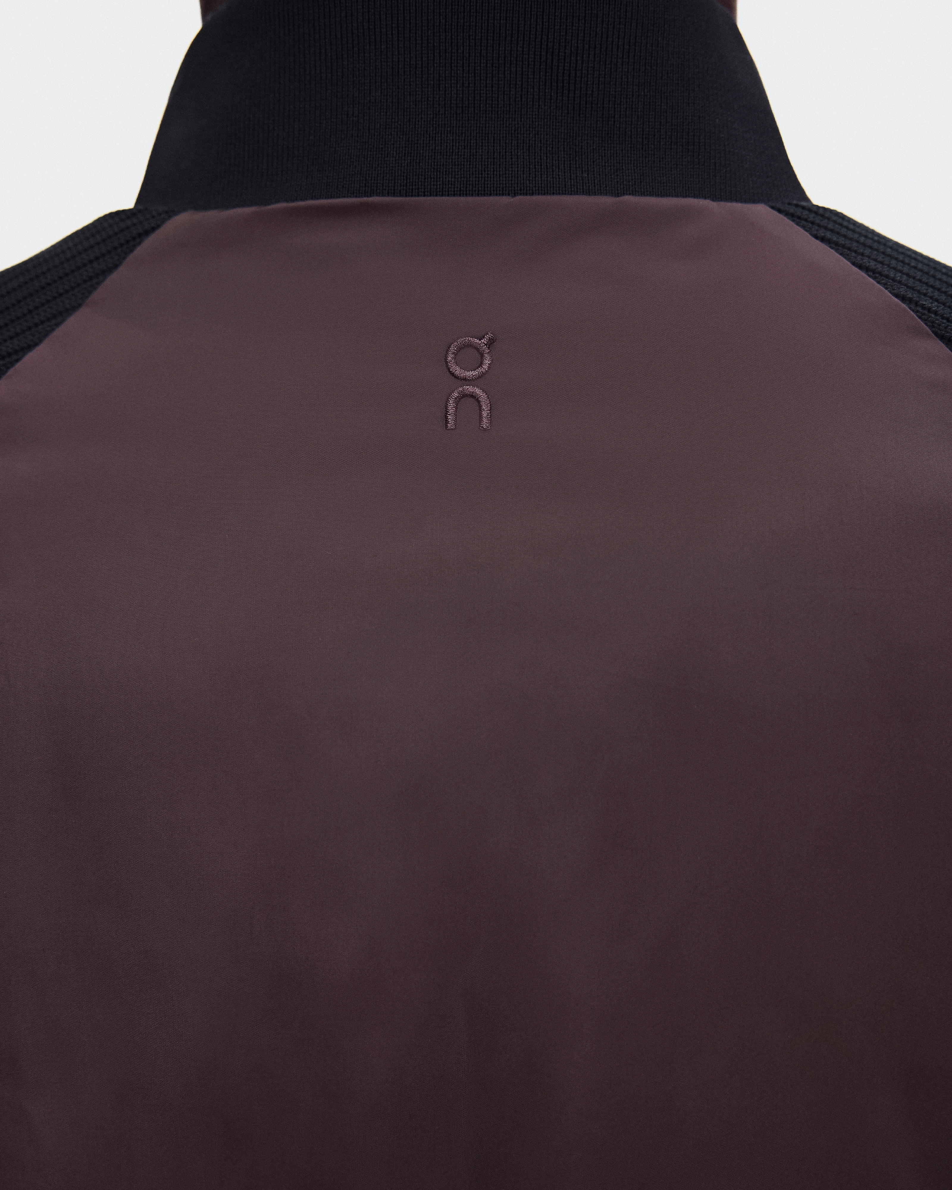 On Courtside Bomber Mulberry & Black Men Jackets