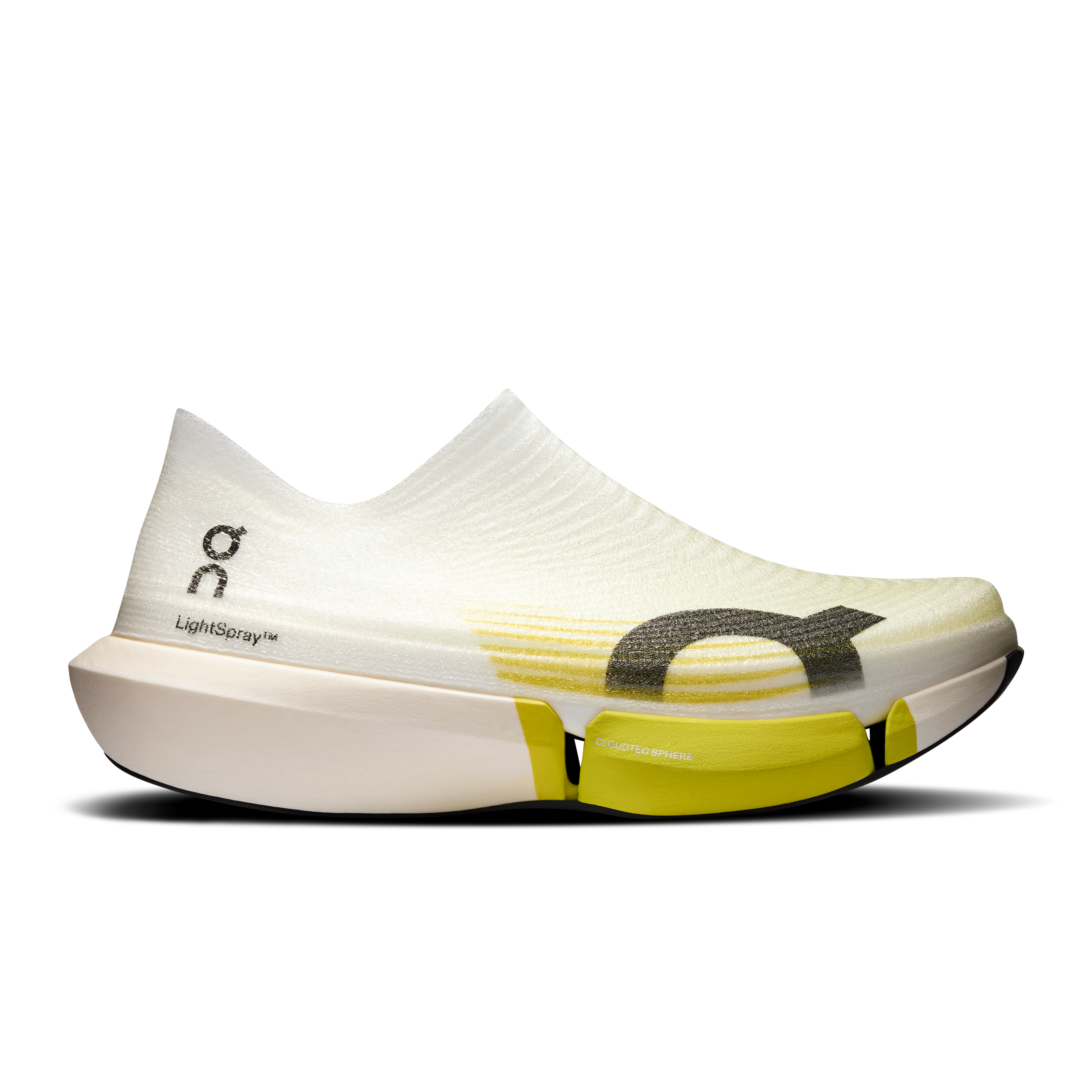 On LightSpray Cloudboom Strike 2 White & Lime Unisexe – Marathons, vitesse Chaussures