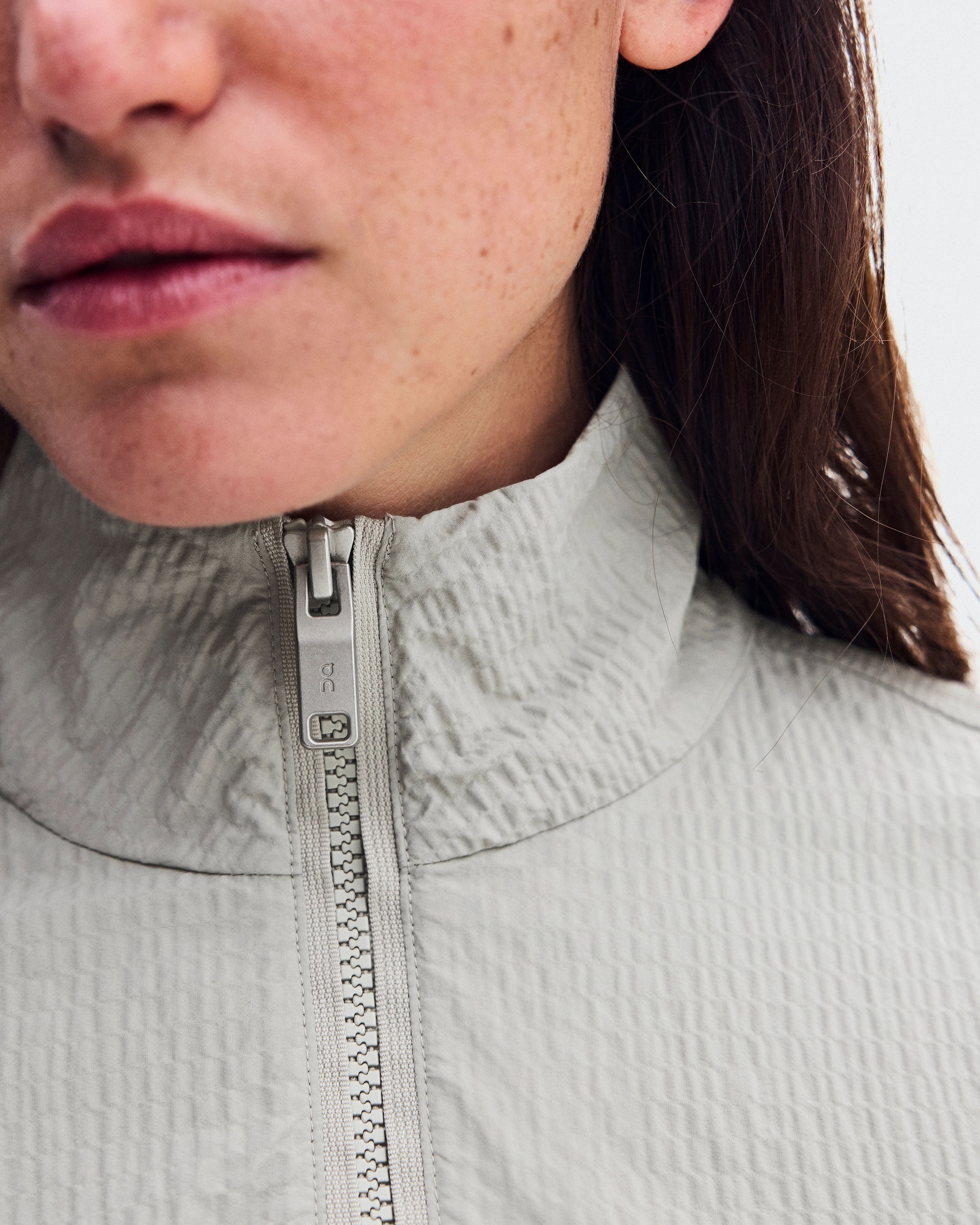 On Courtside 1/2 Zip Eaze Brume Femme Sweats à capuche et sweats