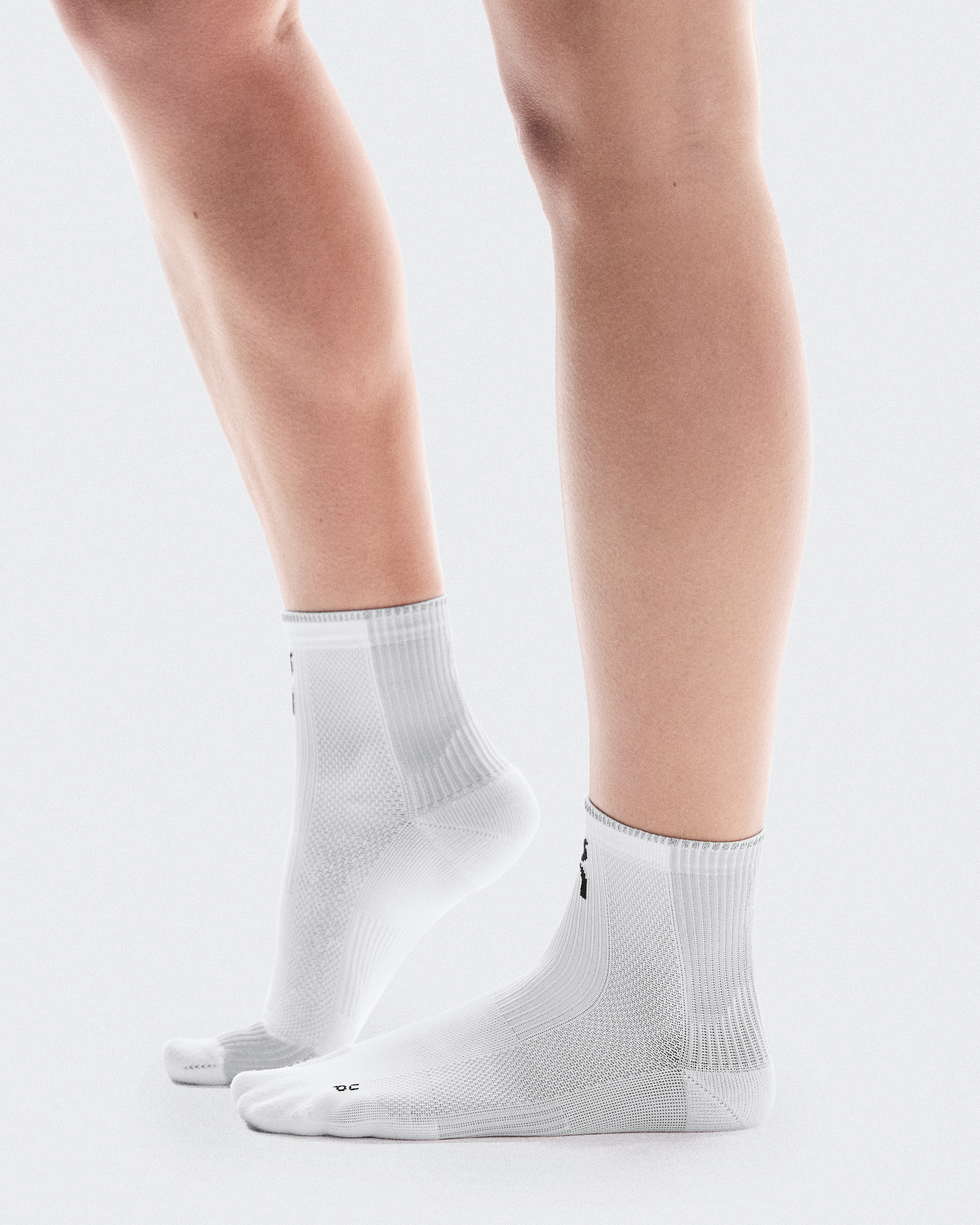 Performance Run Sock MidUnisex / White | Glacier / 47 - 49
