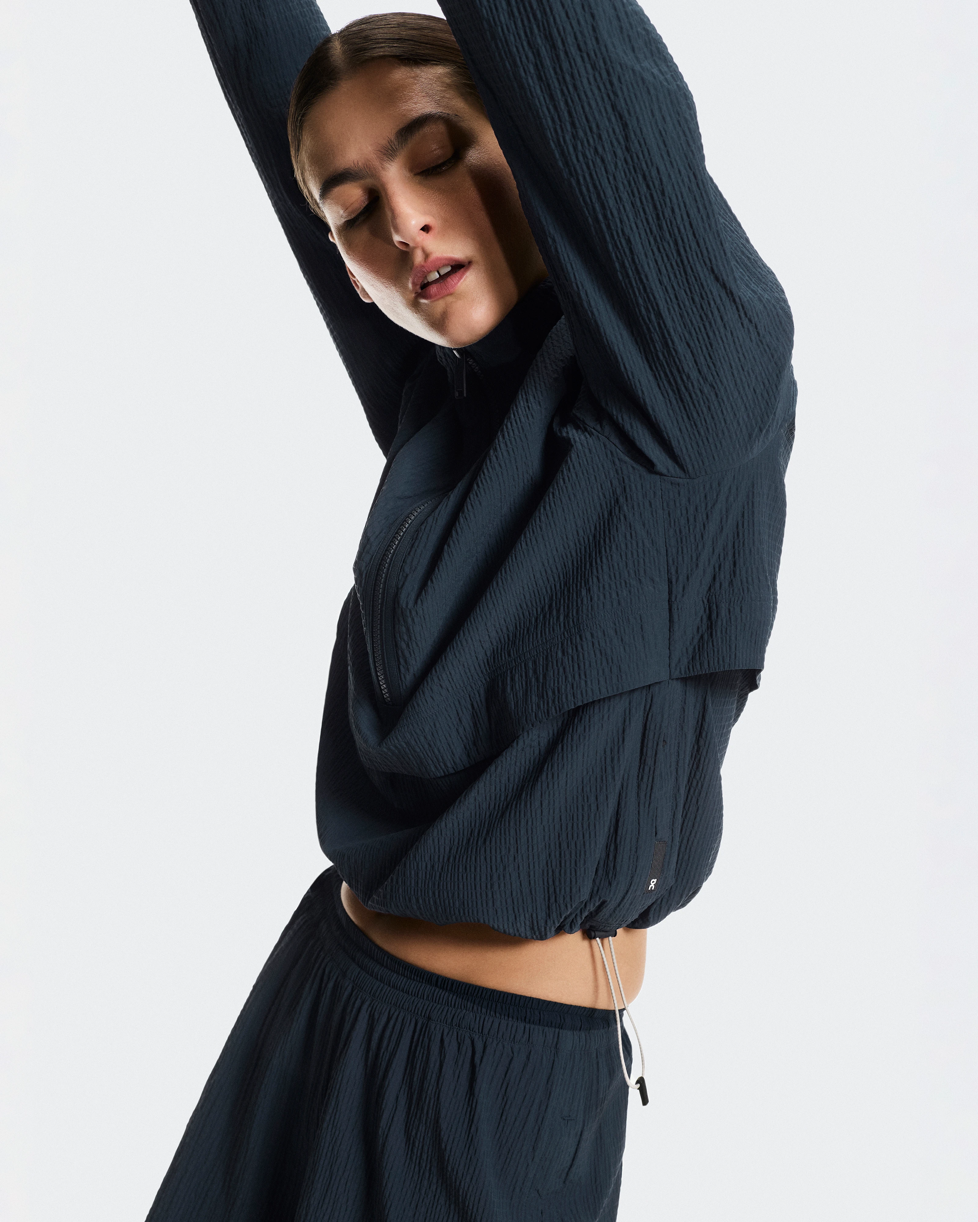 On Courtside 1/2 Zip Eaze Midnight Femme Sweats à capuche et sweats