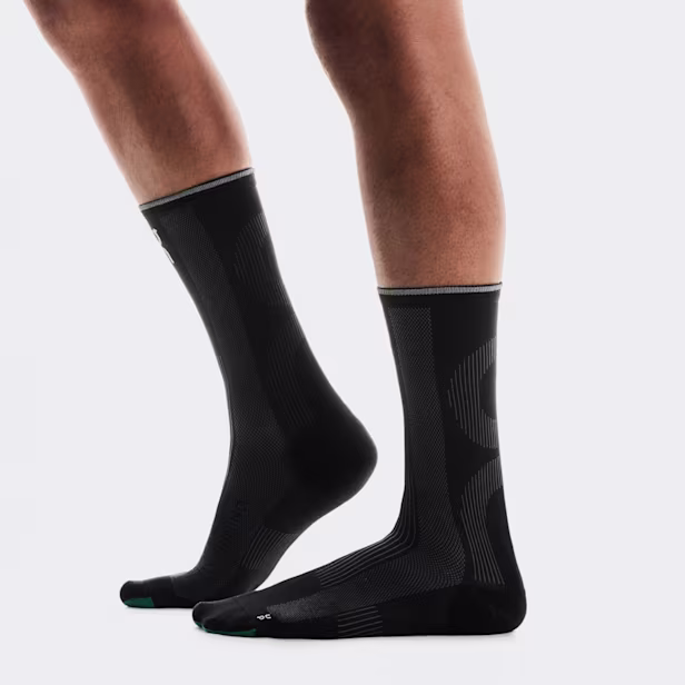 Elite Run Sock High in Black