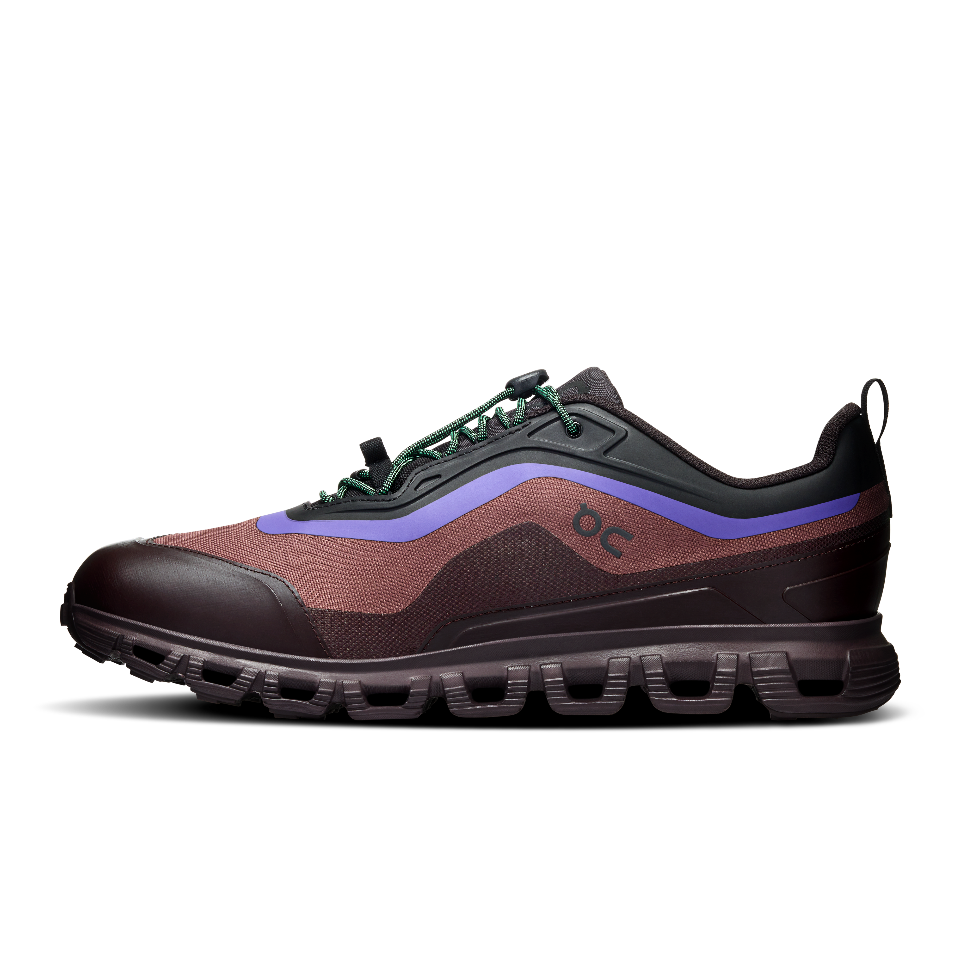 On Cloud 6 Geo Waterproof Black & Tyrian Men Active life Shoes