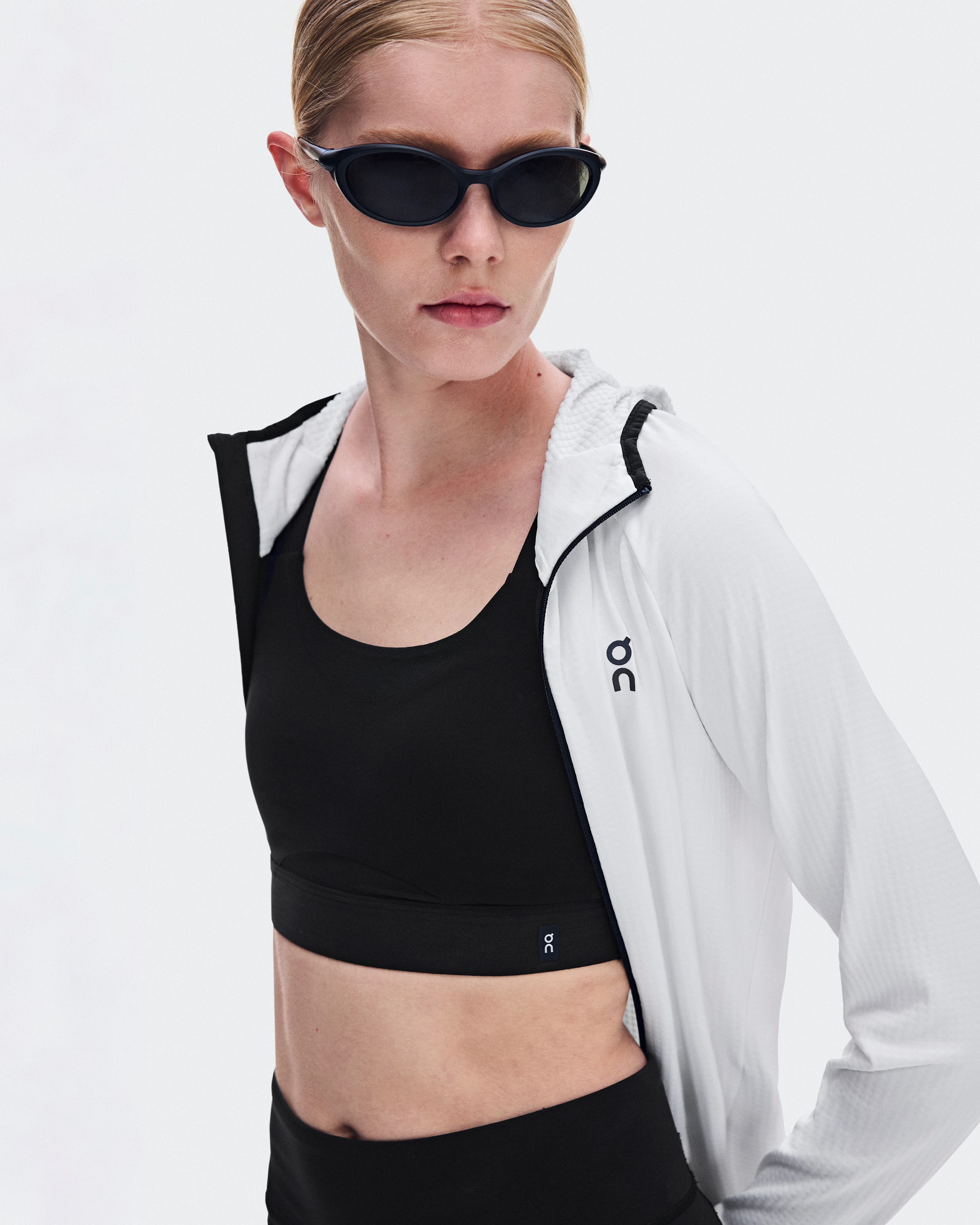 On Climate Zip Hoodie White Women Hoodies and sweatshirts