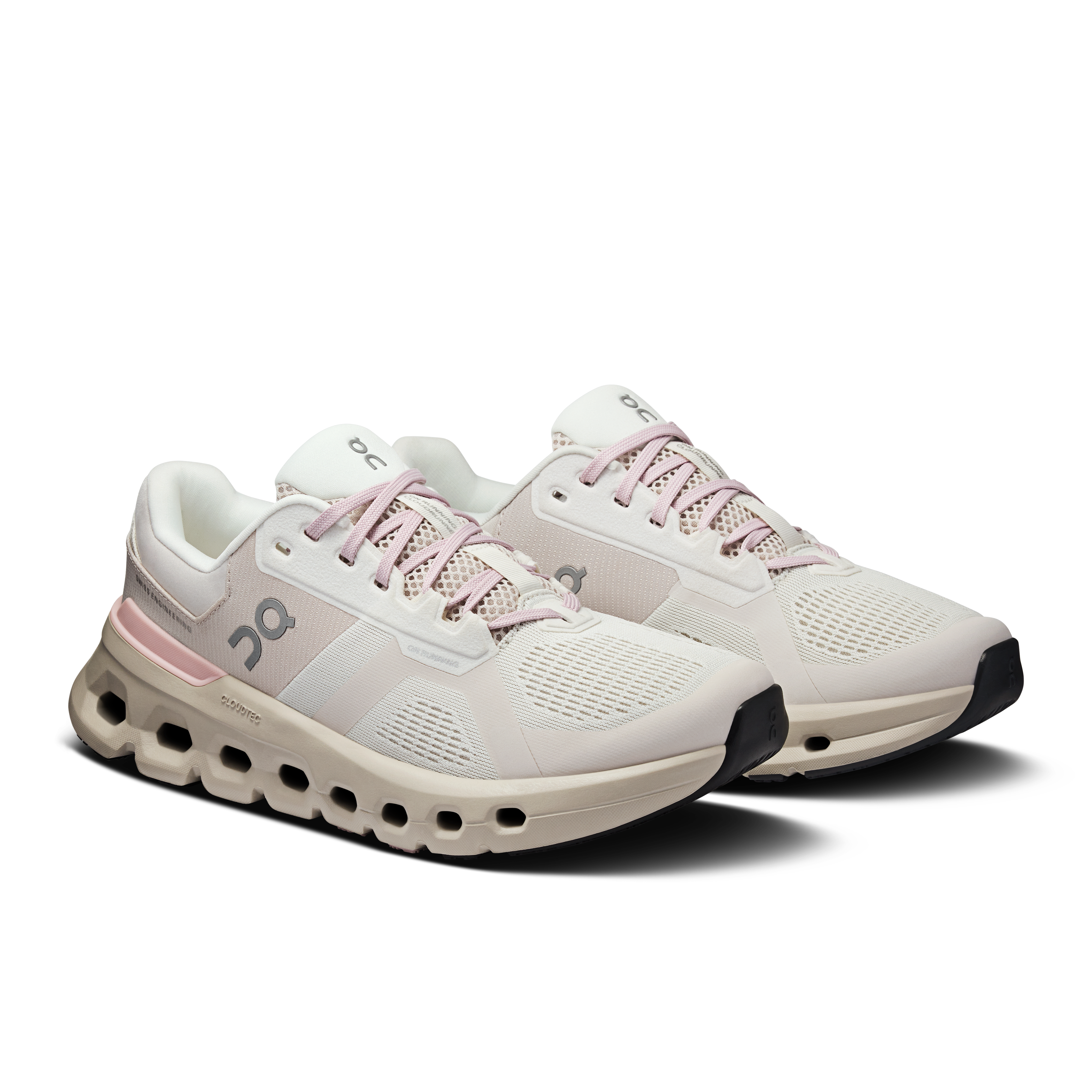 On Cloudrunner 2 Wide Ivory & Mauve Women Road running Shoes