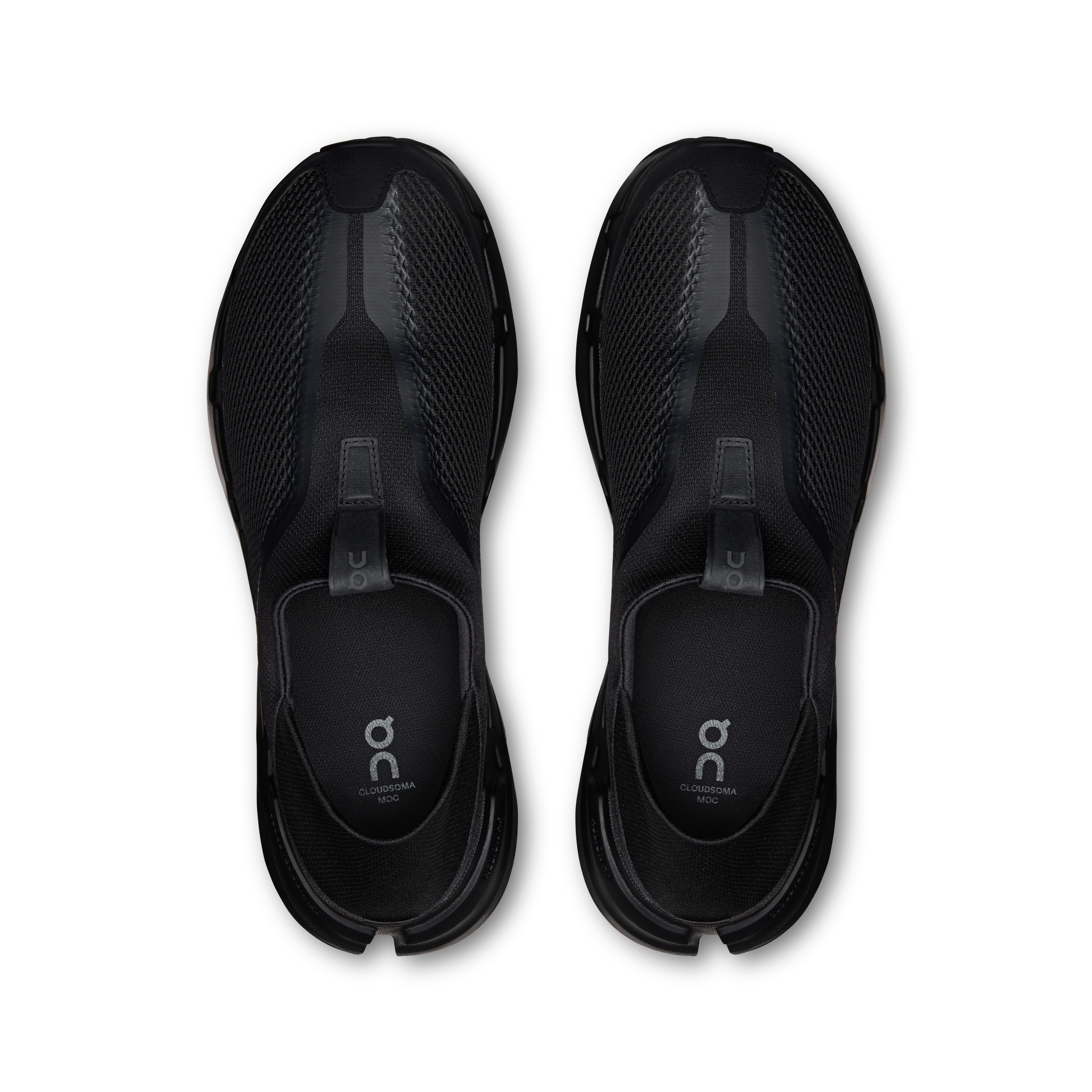 On Cloudsoma Moc Black & Black Masculino Caminhadas Tênis
