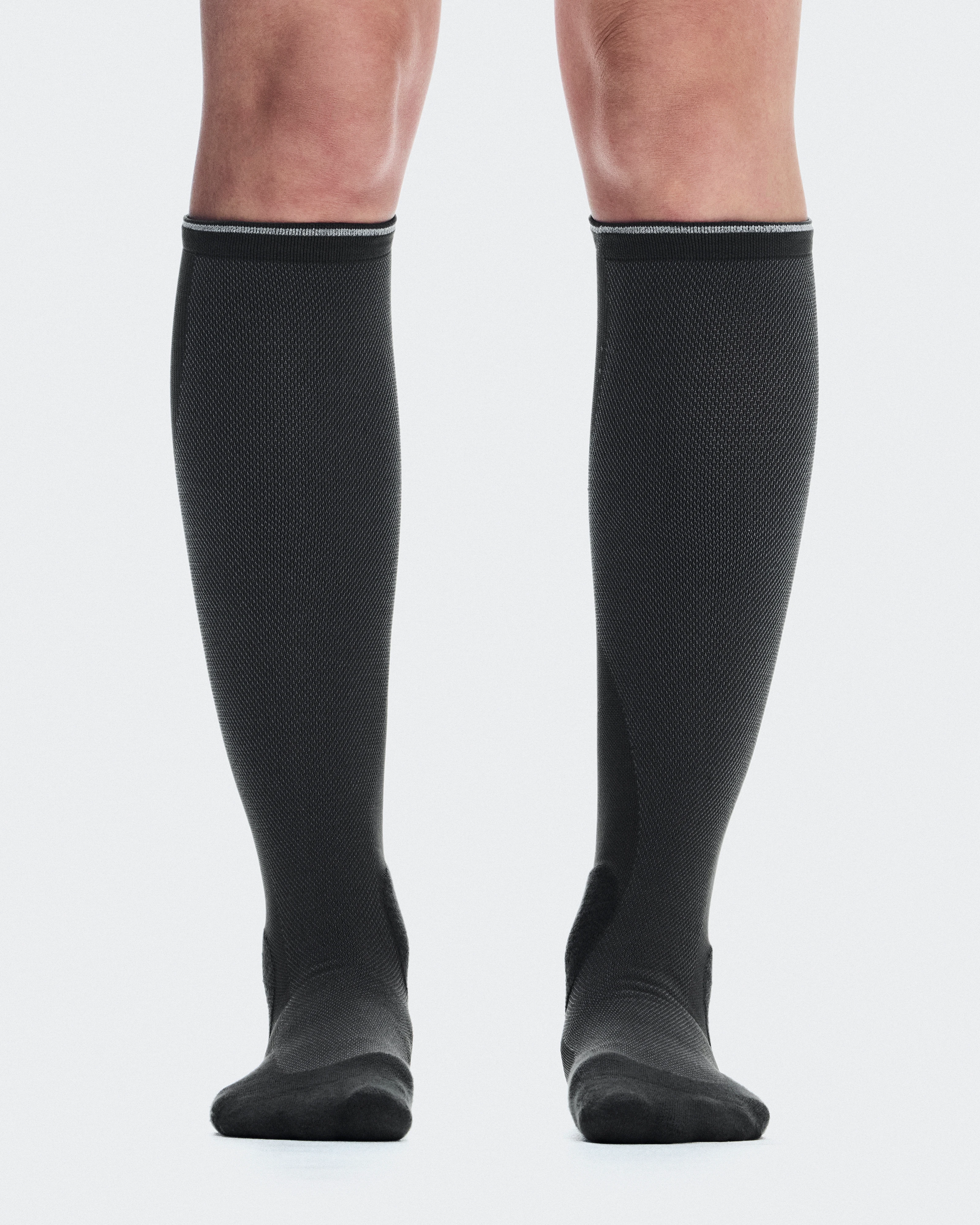 On Run Sock PAF Molasses & Black Unisex Socks